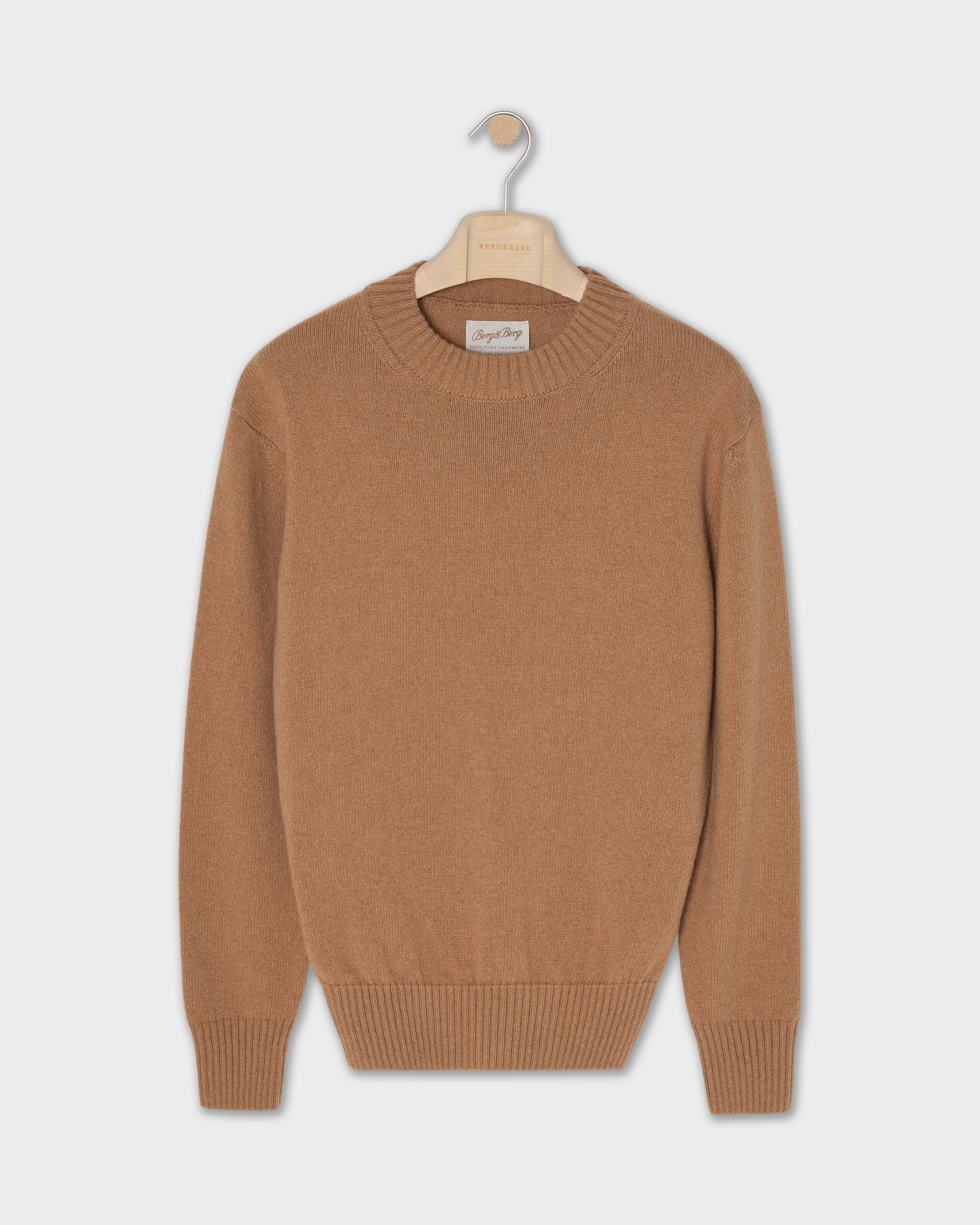 Ben Cashmere Sweater - Camel | Berg & Berg