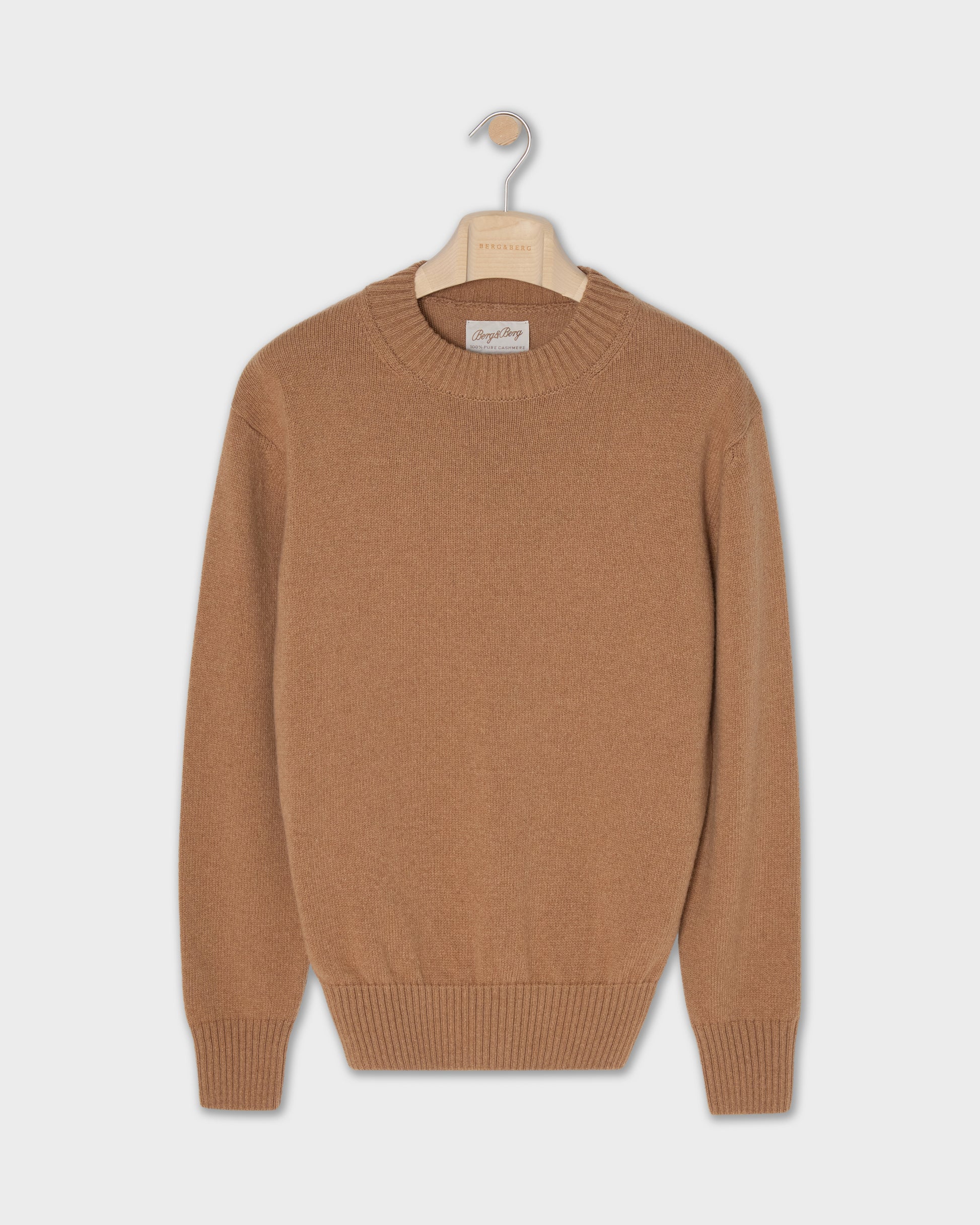 Ben Cashmere Sweater - Camel | Berg & Berg