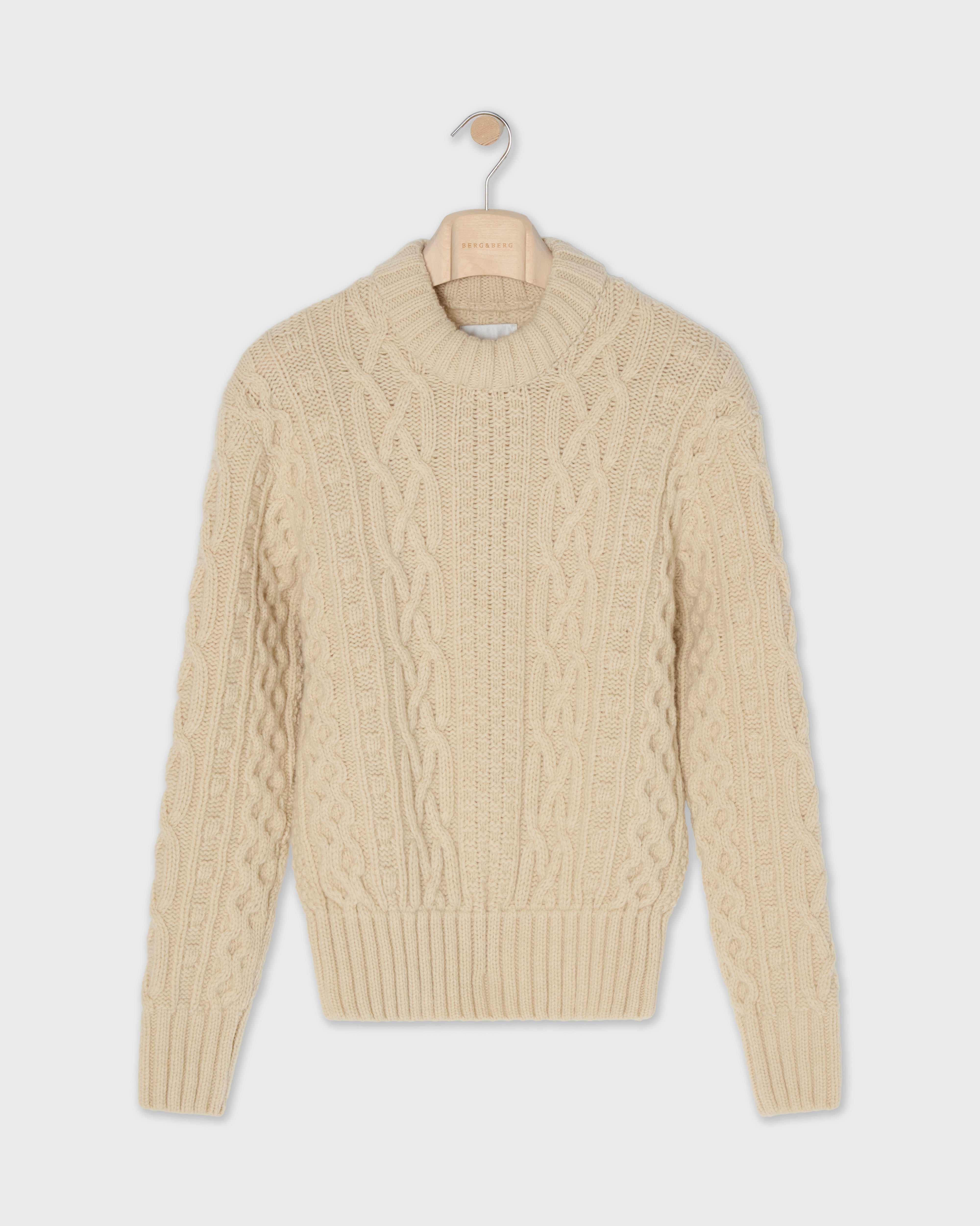 Brian Aran Sweater - Cream | Berg & Berg