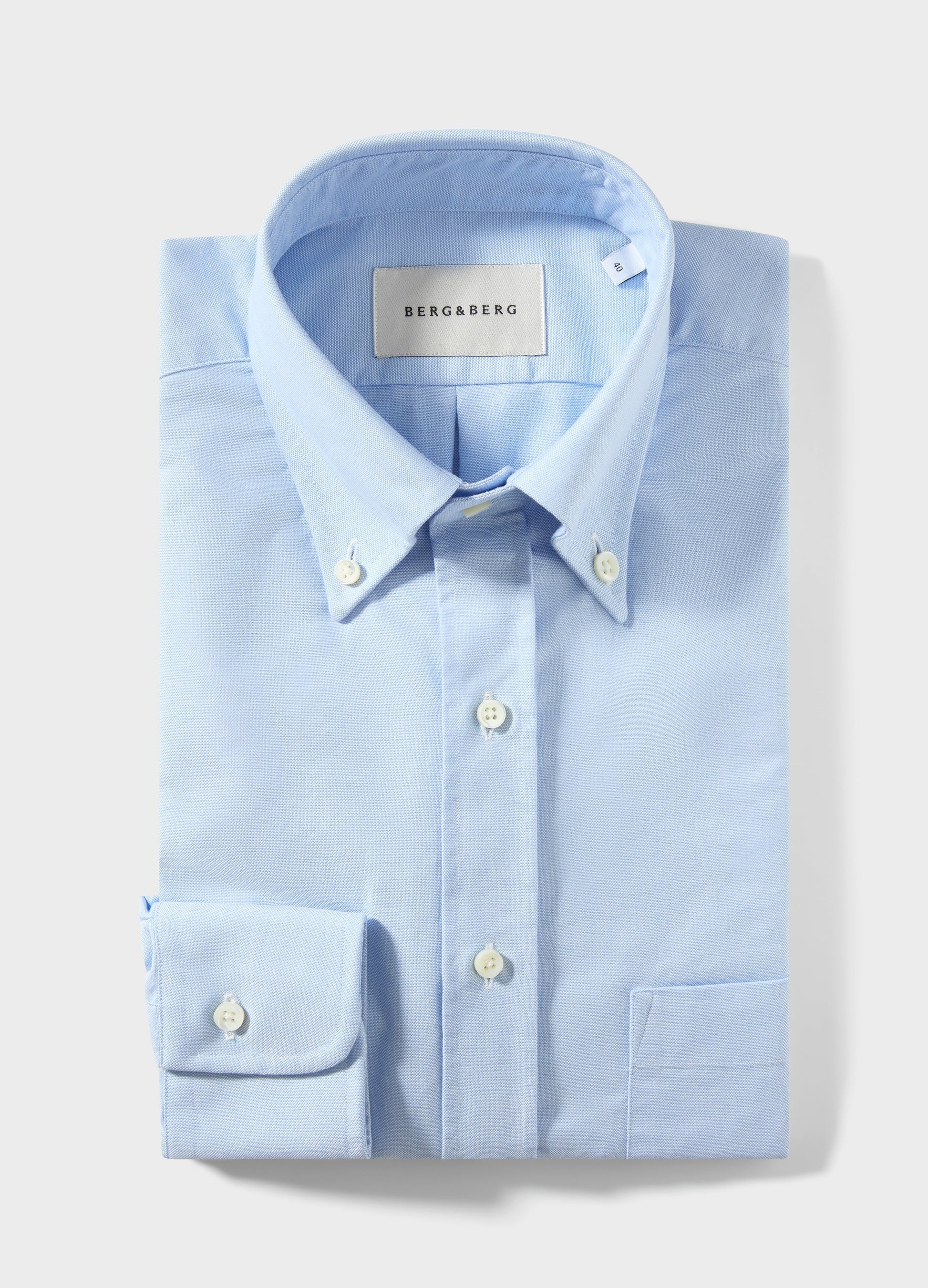 Ferdinand Oxford Button Down Shirt - Light Blue Berg & Berg