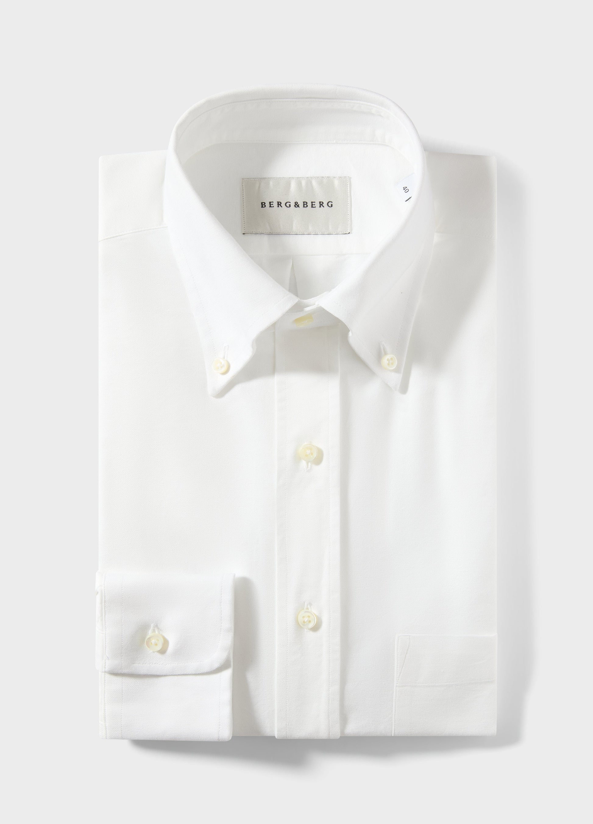 Ferdinand Oxford Button Down Shirt - White Berg & Berg