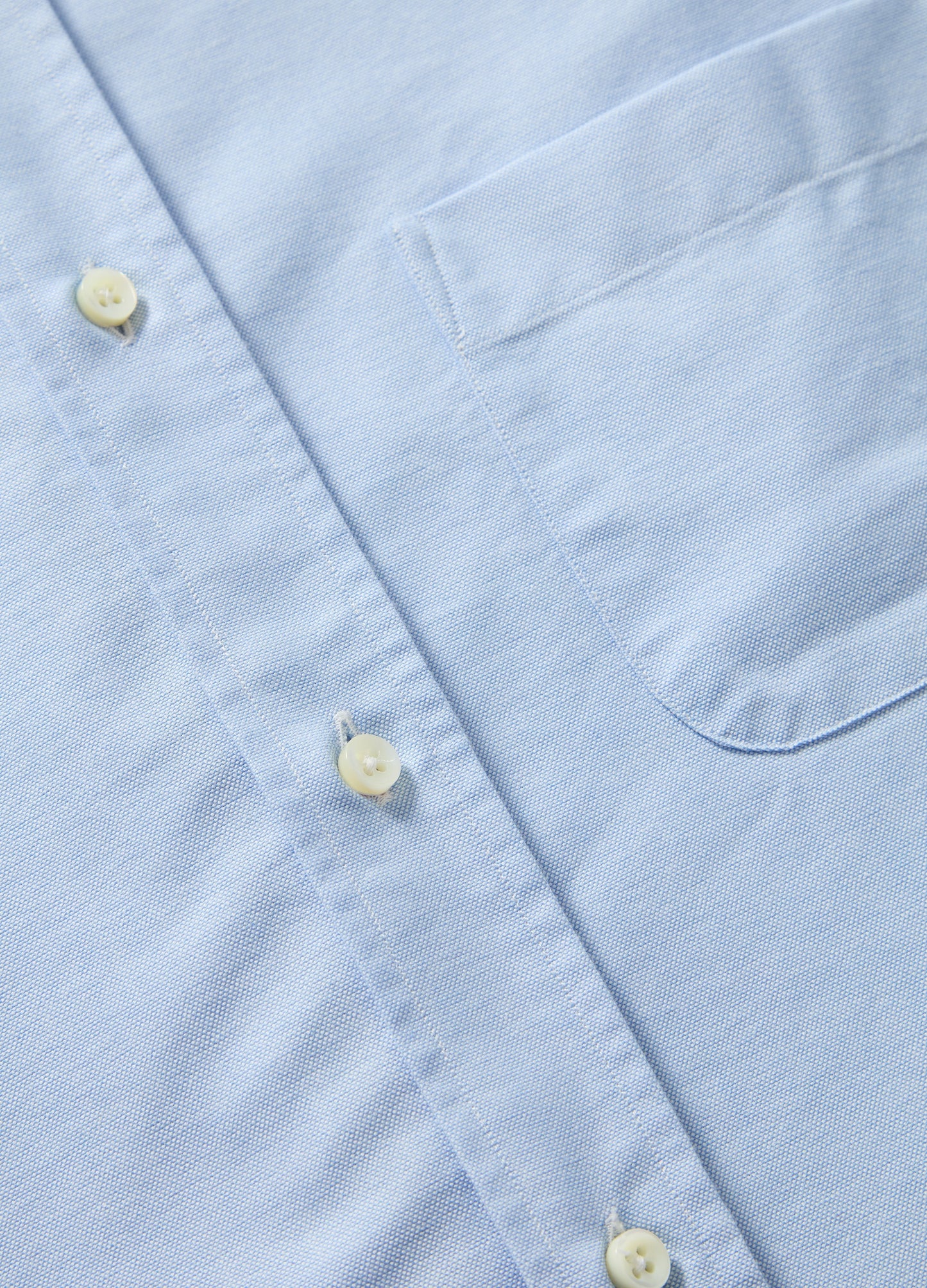 Fabian Oxford Turndown Collar Shirt - Light Blue Berg & Berg