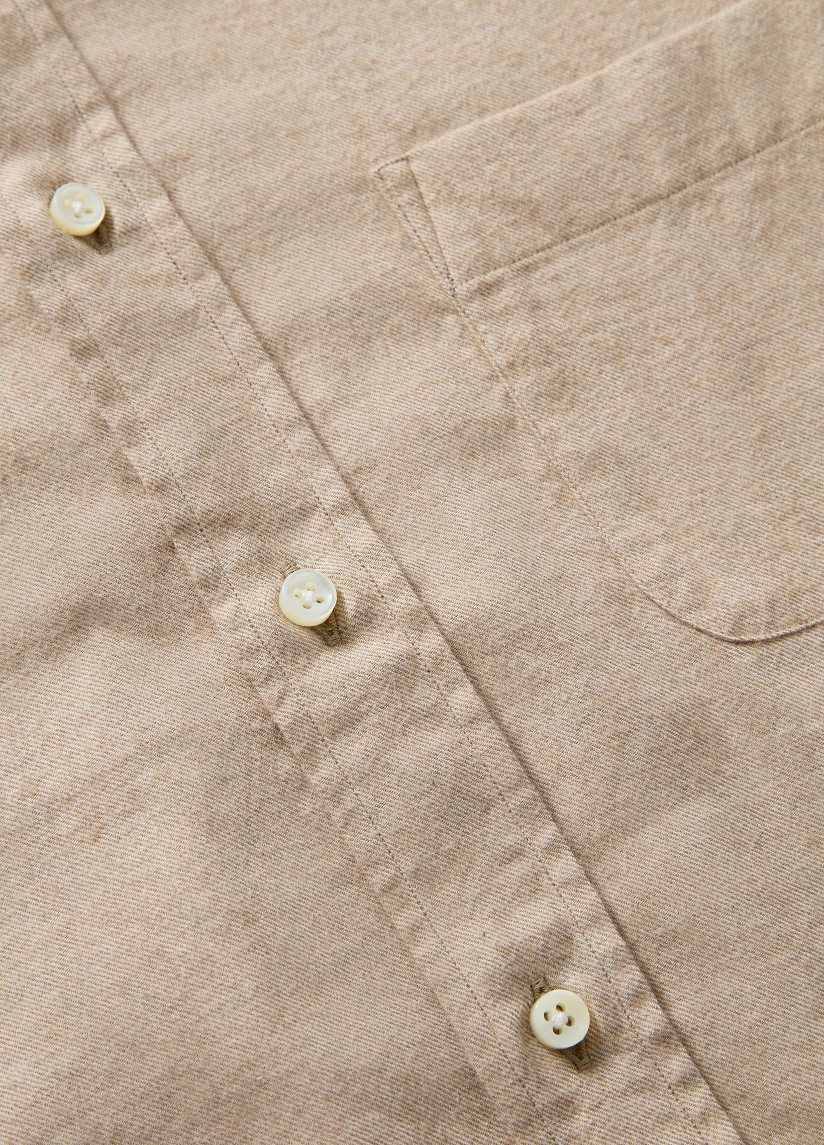 Ferdinand Cotton/Cashmere Button Down Shirt - Camel Berg & Berg
