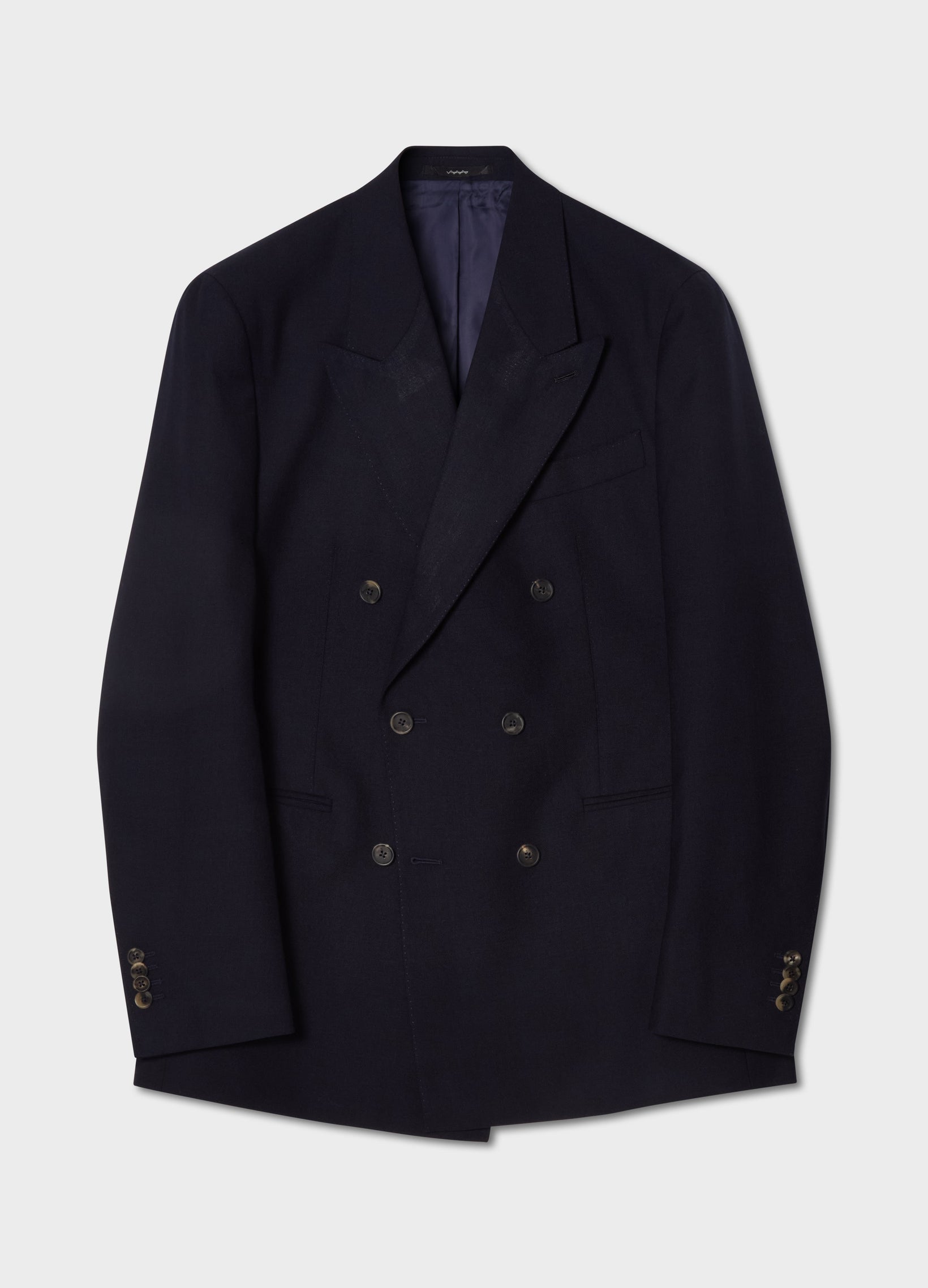Daniel High Twist DB Suit Jacket - Navy Berg & Berg