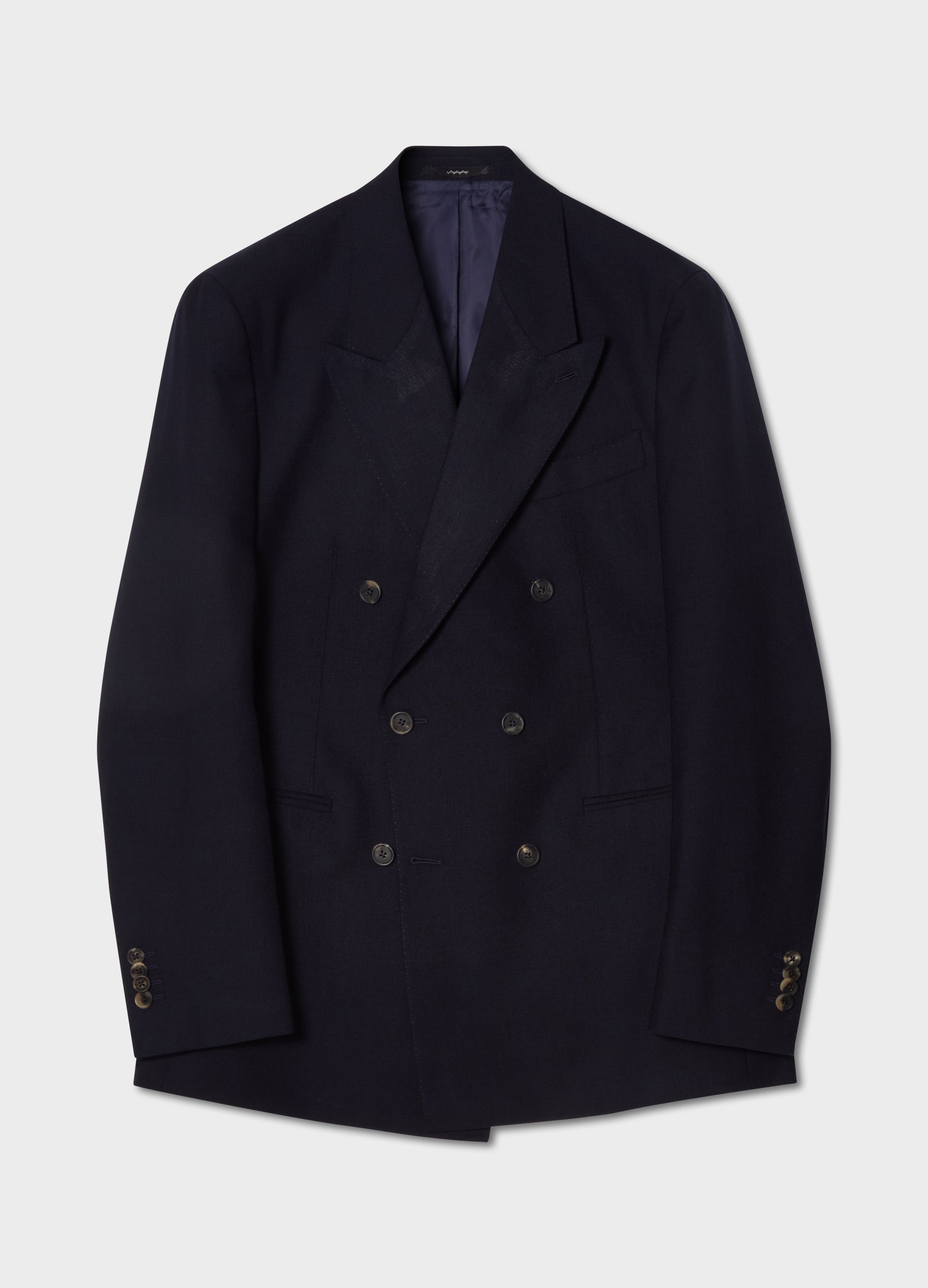 Daniel High Twist DB Suit Jacket - Navy Berg & Berg