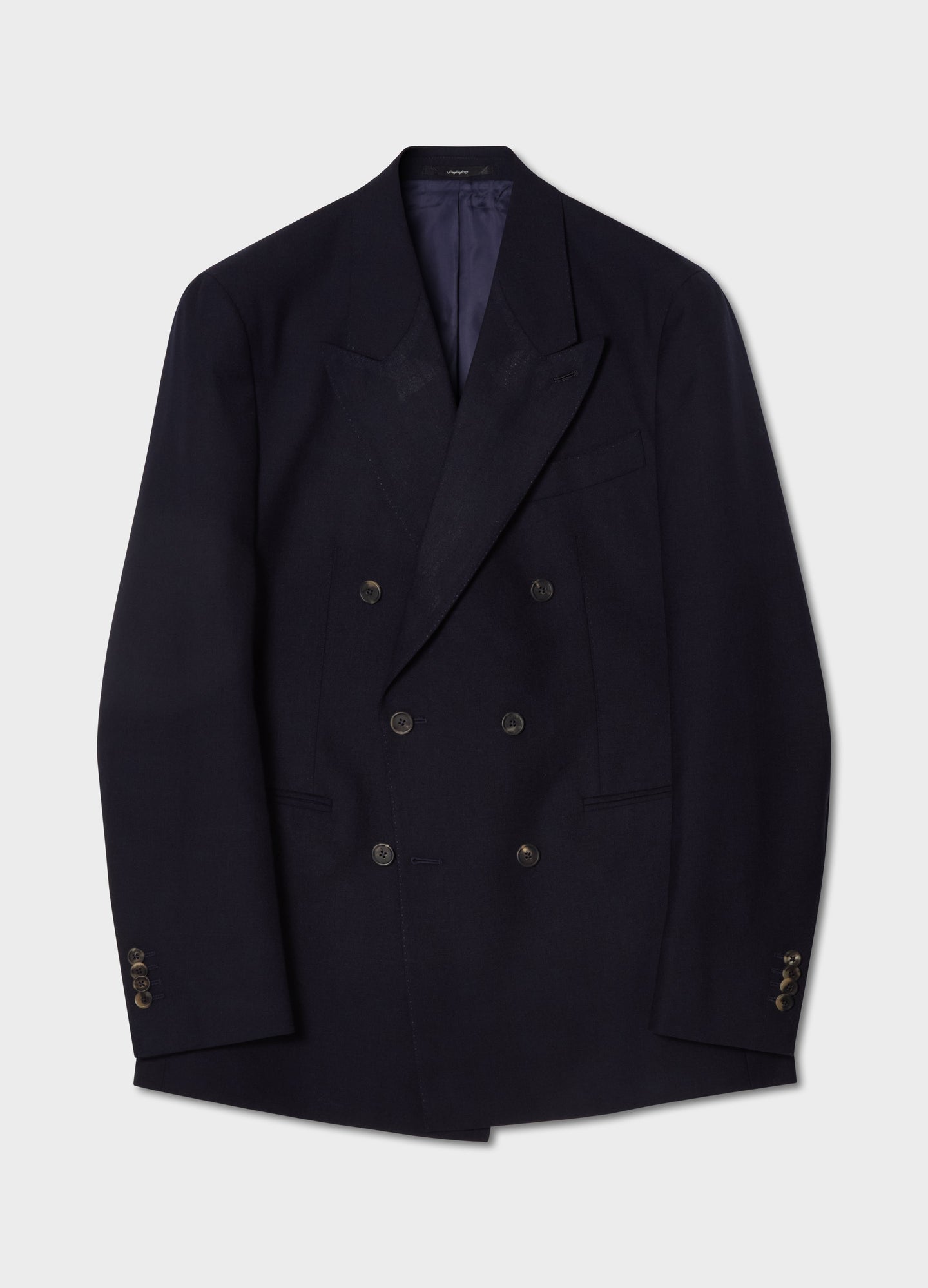 Daniel High Twist DB Suit Jacket - Navy Berg & Berg