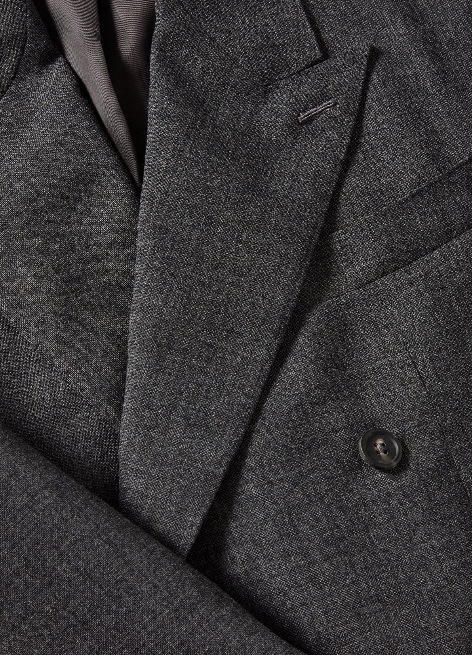 Daniel High Twist DB Suit Jacket - Mid Grey Berg & Berg