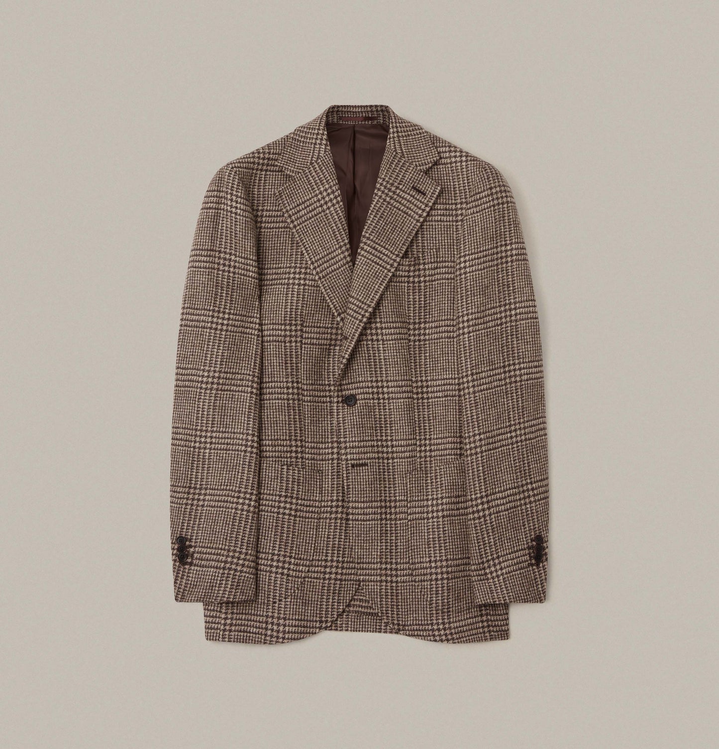 Dan Sport Tweed Blazer - Brown/Oat Glencheck Berg & Berg