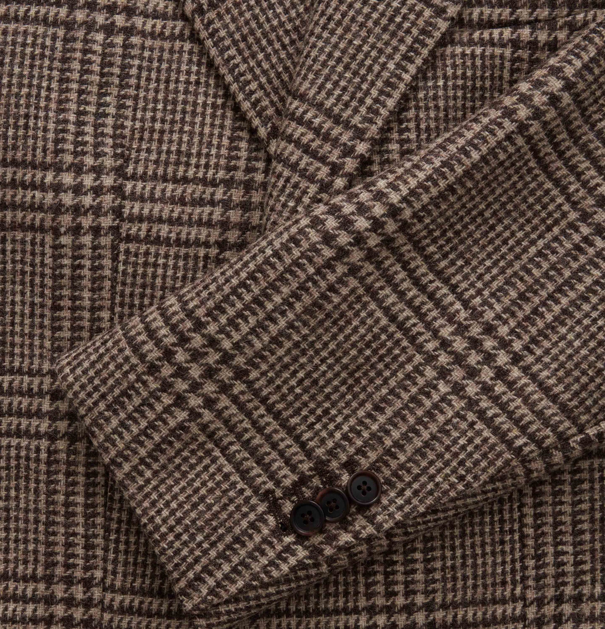 Dan Sport Tweed Blazer - Brown/Oat Glencheck Berg & Berg