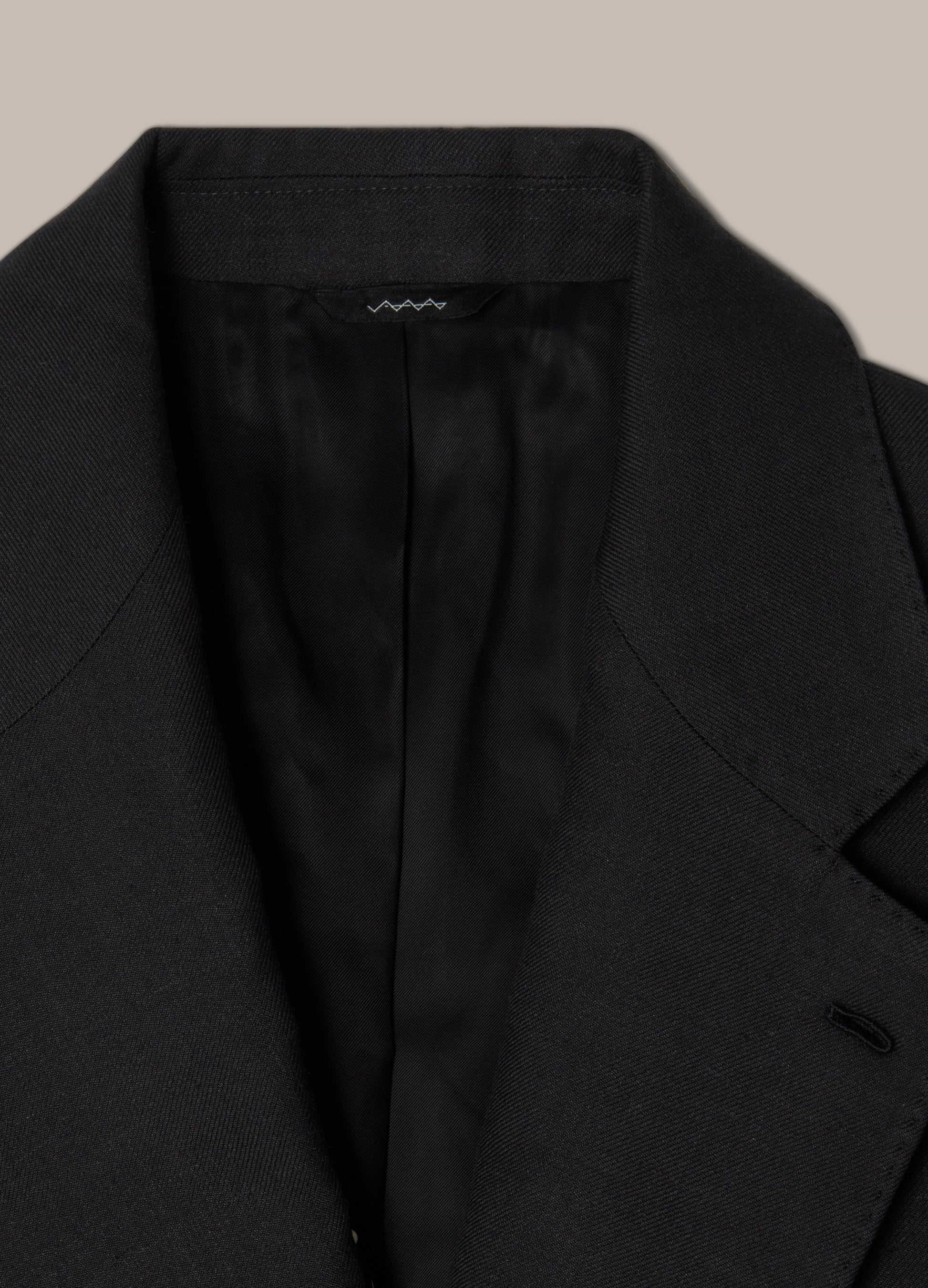 Don Wool/Silk/Linen Suit - Black Berg & Berg