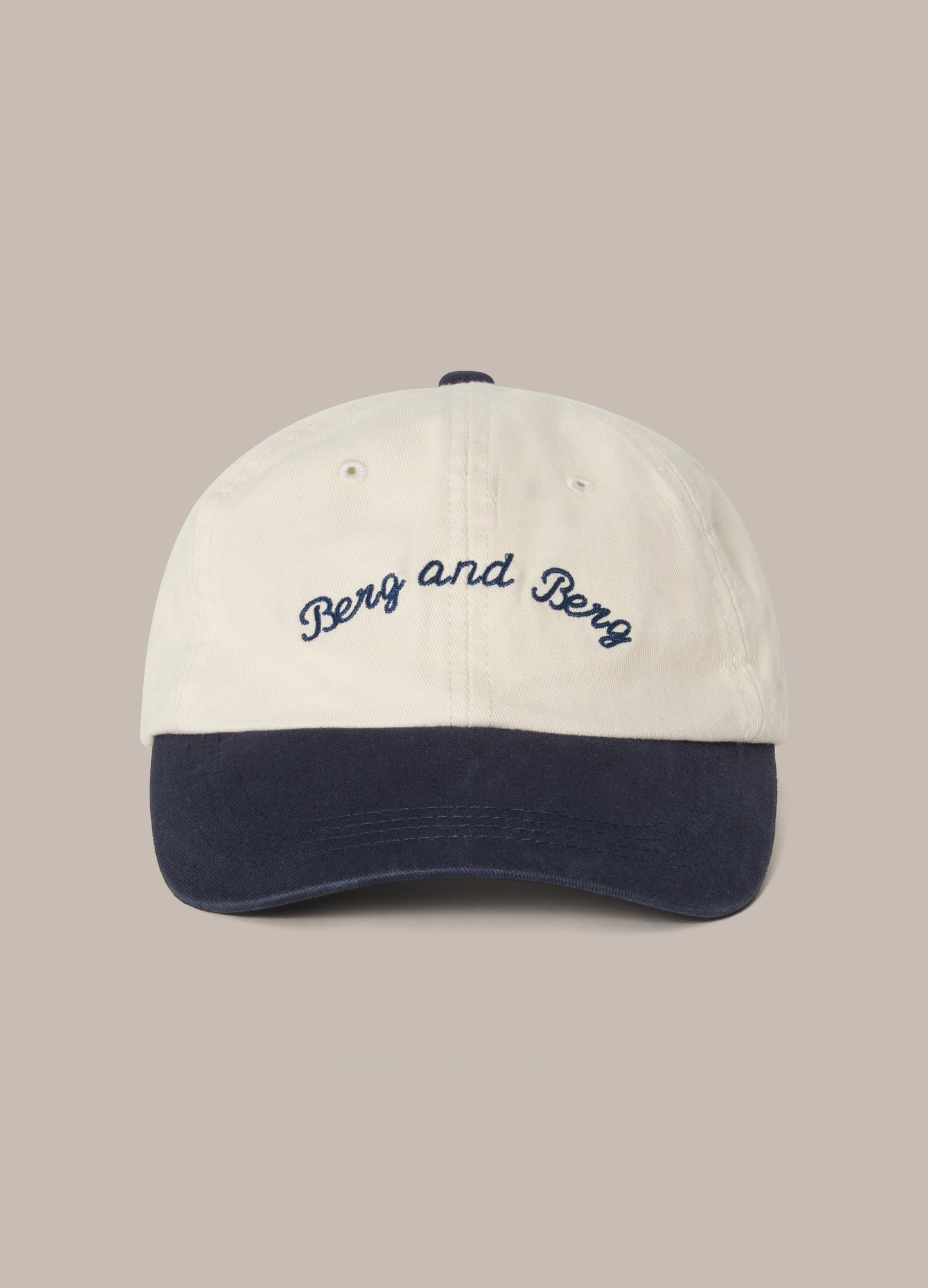 Chain Stitch Dad Cap - Blue/White Berg & Berg