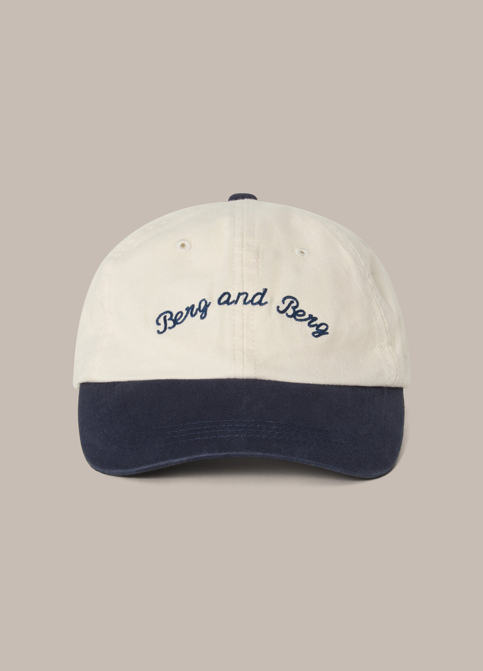 Chain Stitch Dad Cap - Blue/White Berg & Berg