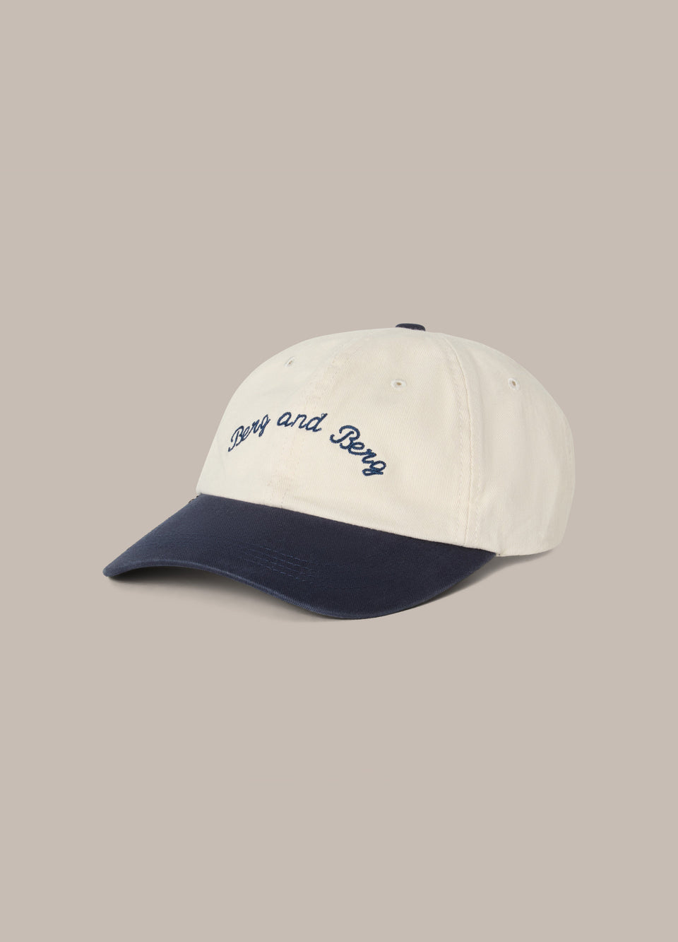 Chain Stitch Dad Cap - Blue/White Berg & Berg