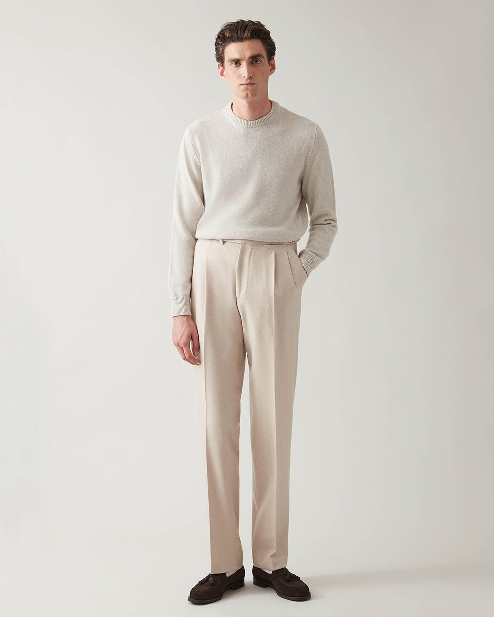 Brown Herringbone Trousers – The Signet Store