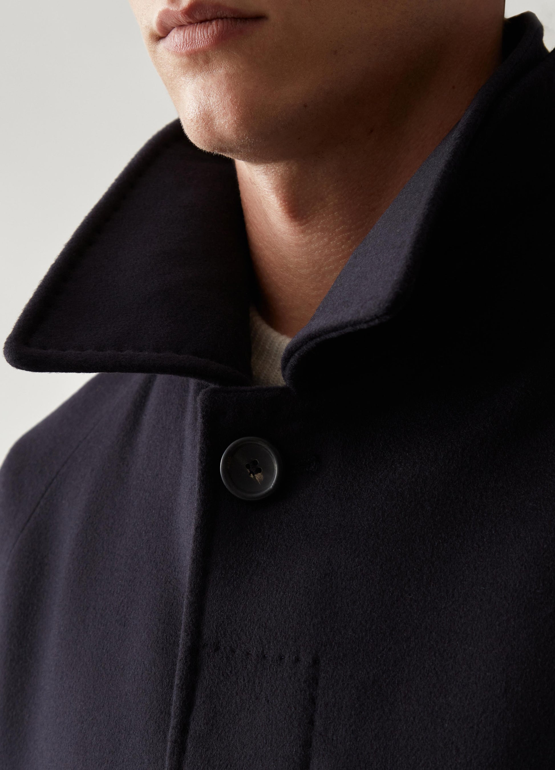 Nelson Raglan Coat - Navy | Berg & Berg