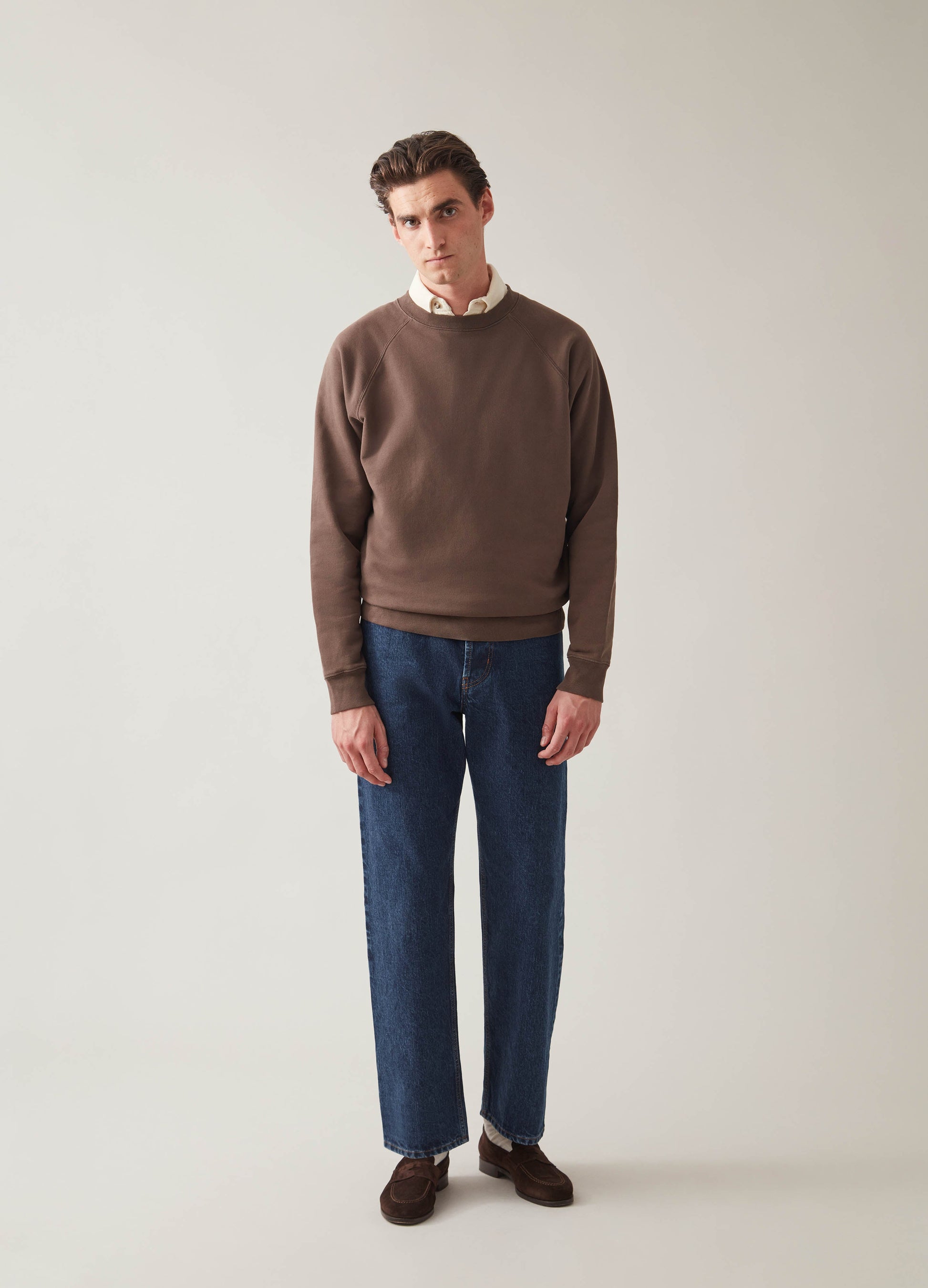 Tommy Raglan Sweatshirt - Chocolate Berg & Berg