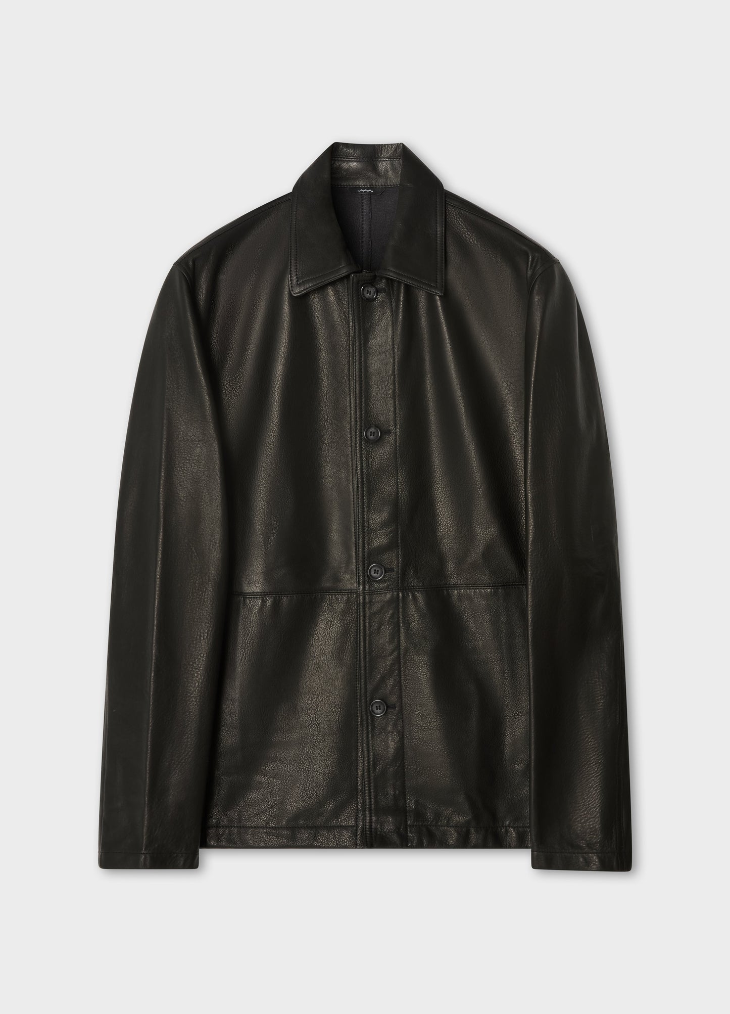 Noel Grain Leather Jacket - Black | Berg & Berg