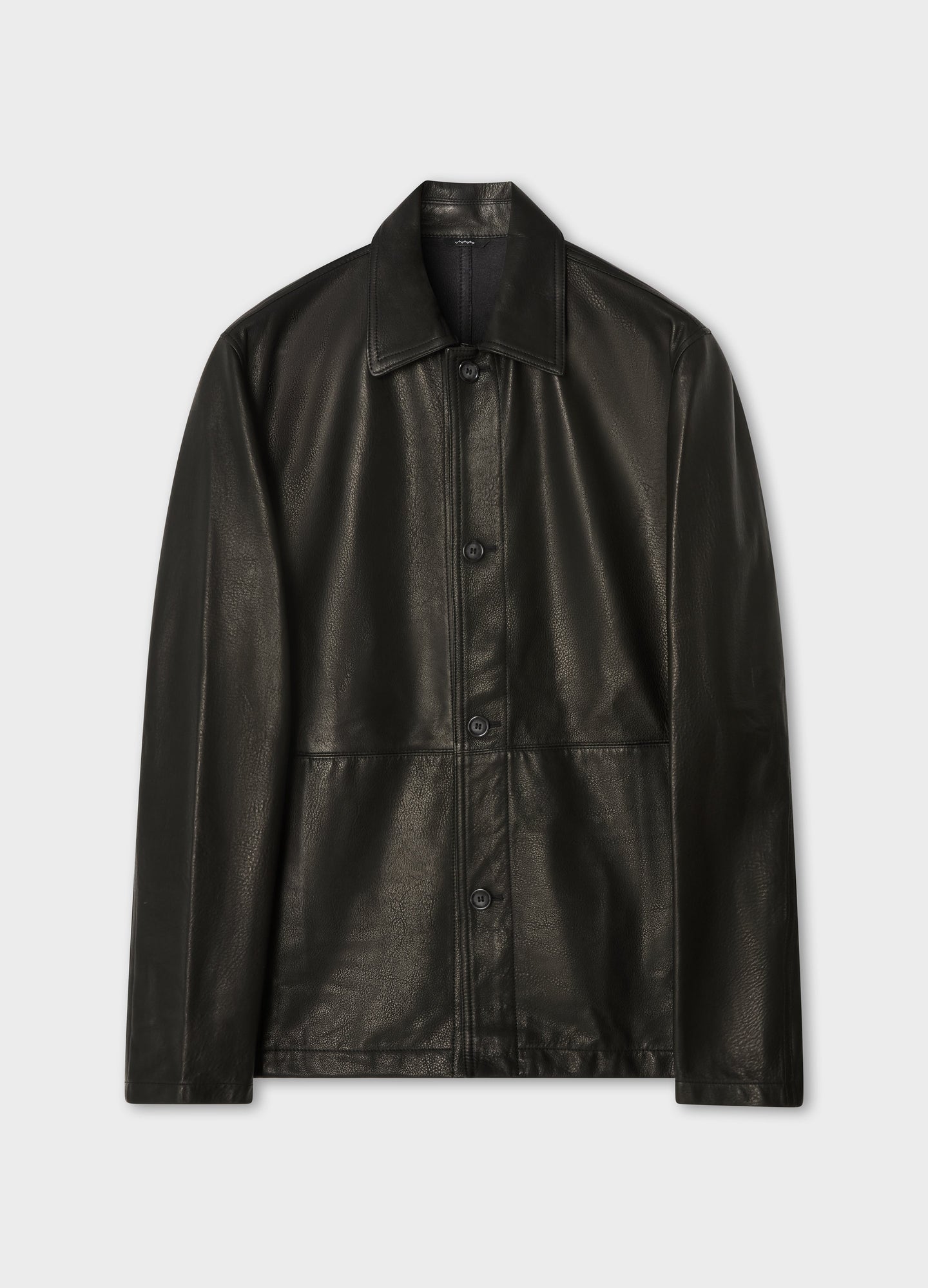 Noel Grain Leather Jacket - Black Berg & Berg