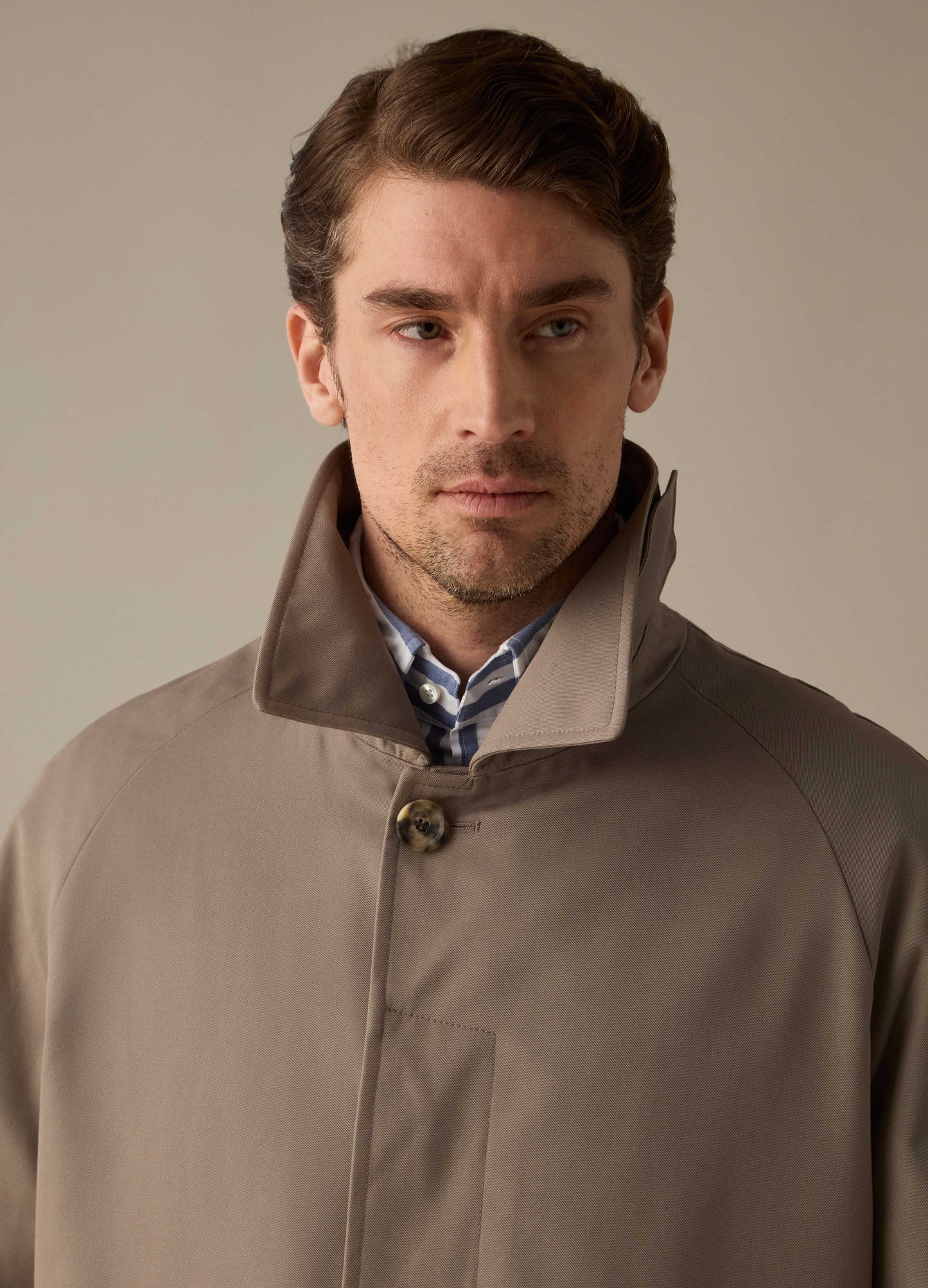 Nelson Raglan Coat - Taupe Berg & Berg