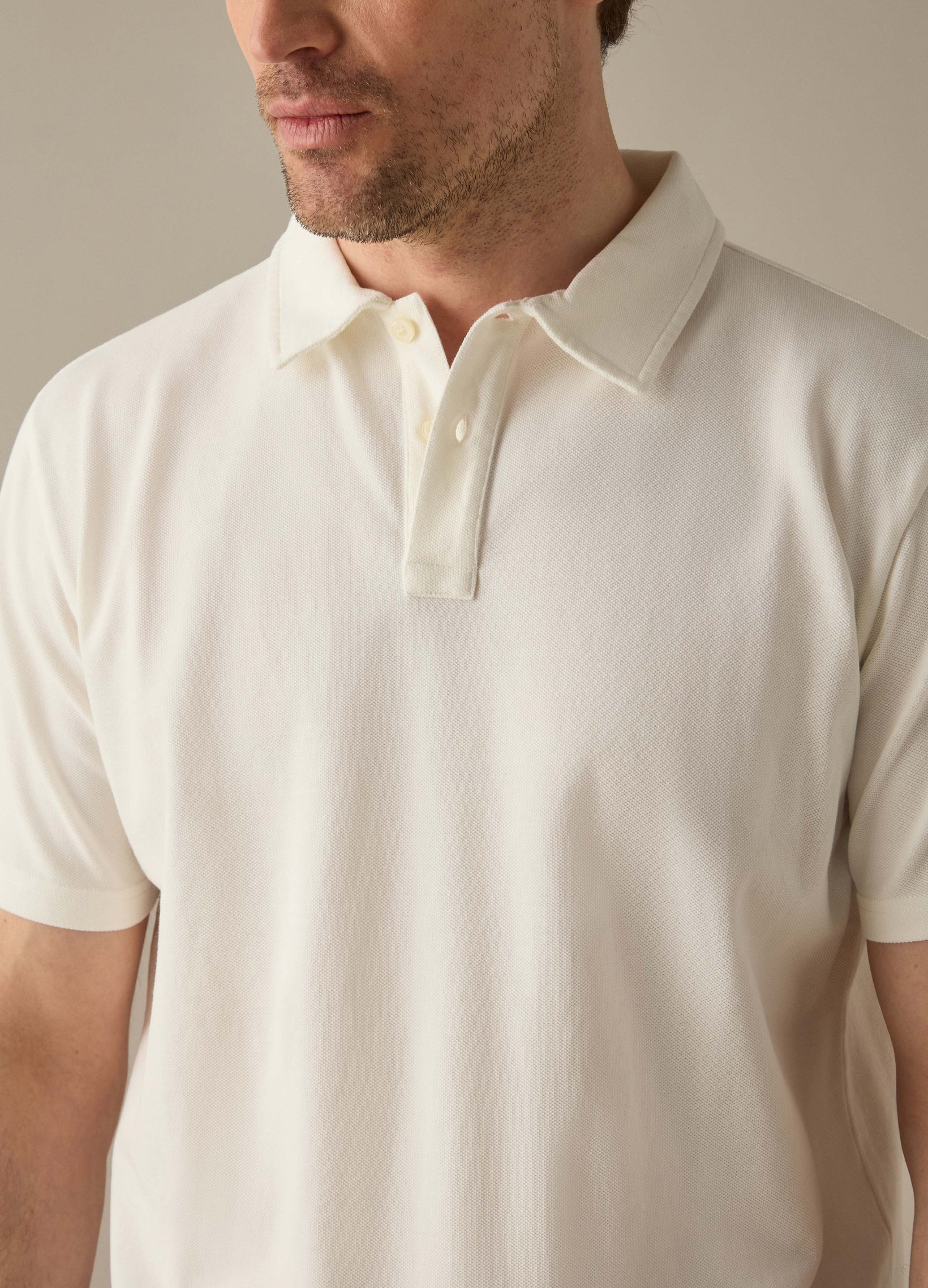 Torkel Short Sleeve Polo Shirt - White Berg & Berg