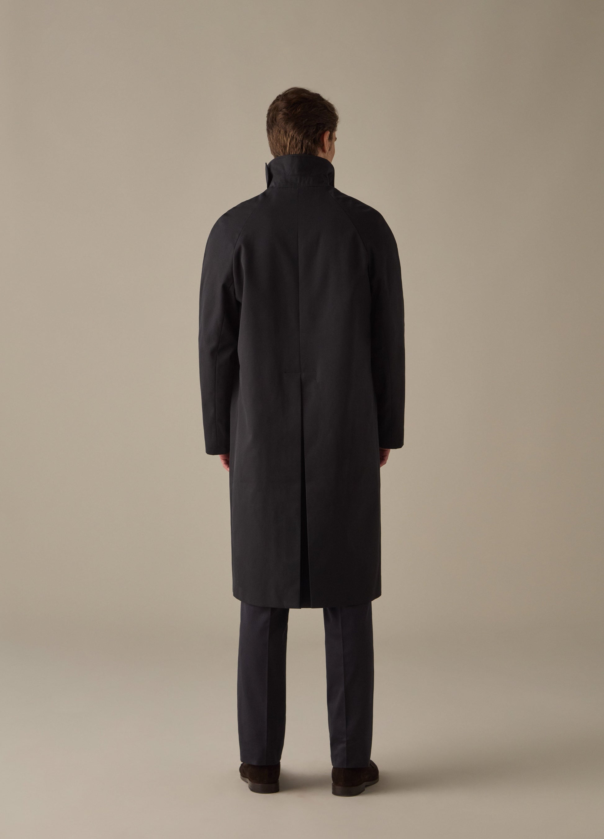 Nelson Raglan Coat - Navy Berg & Berg