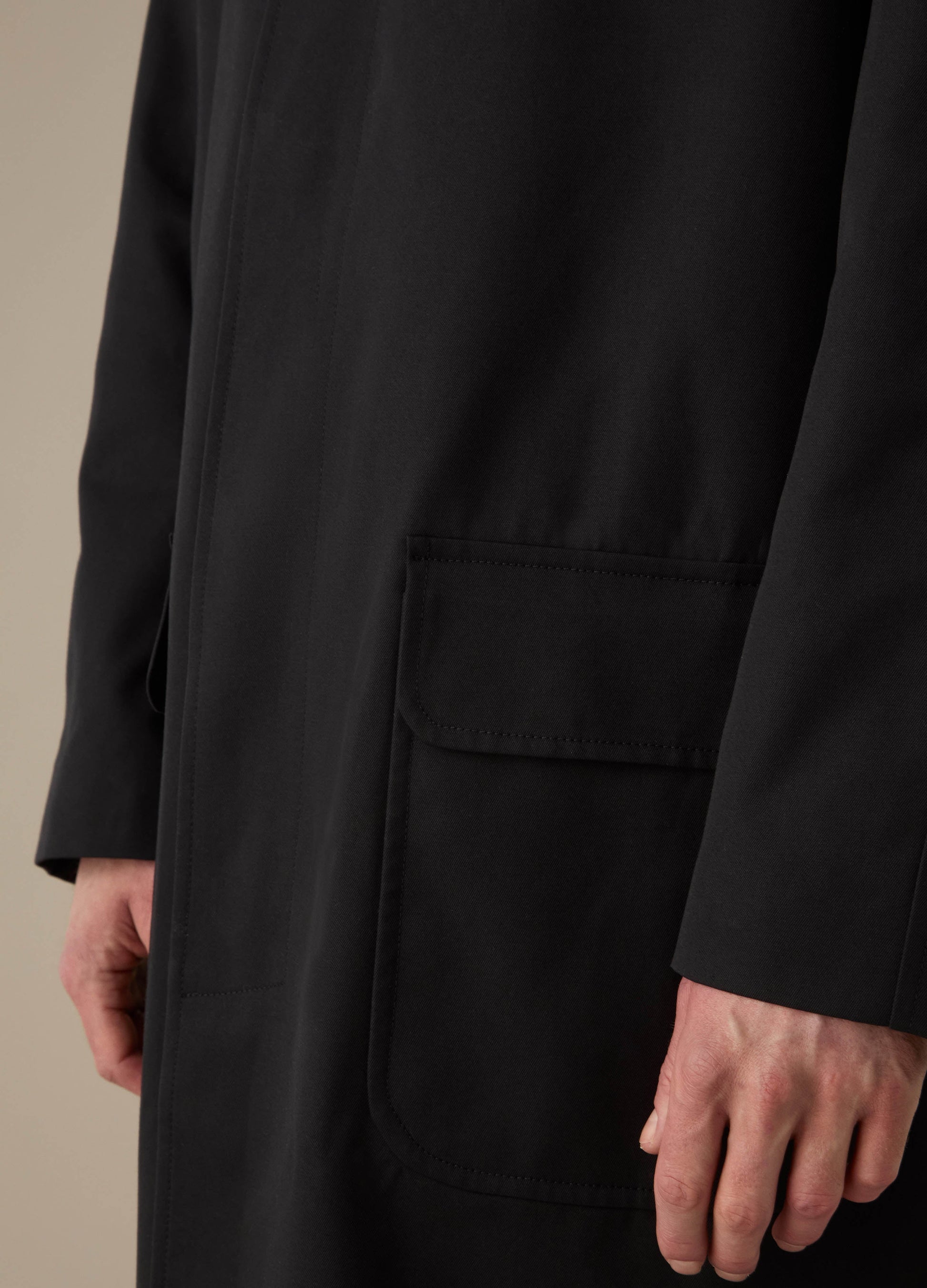 Nelson Raglan Coat - Navy Berg & Berg