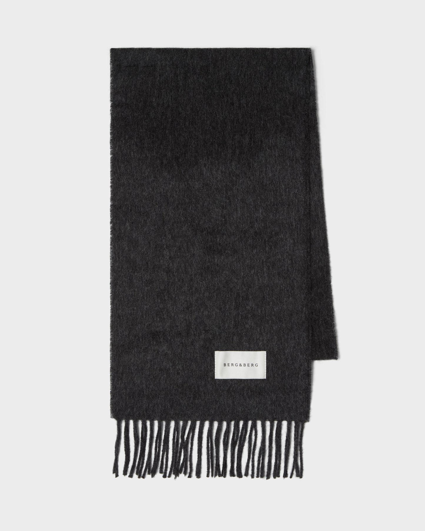 Wool Scarf - Dark Charcoal Berg & Berg