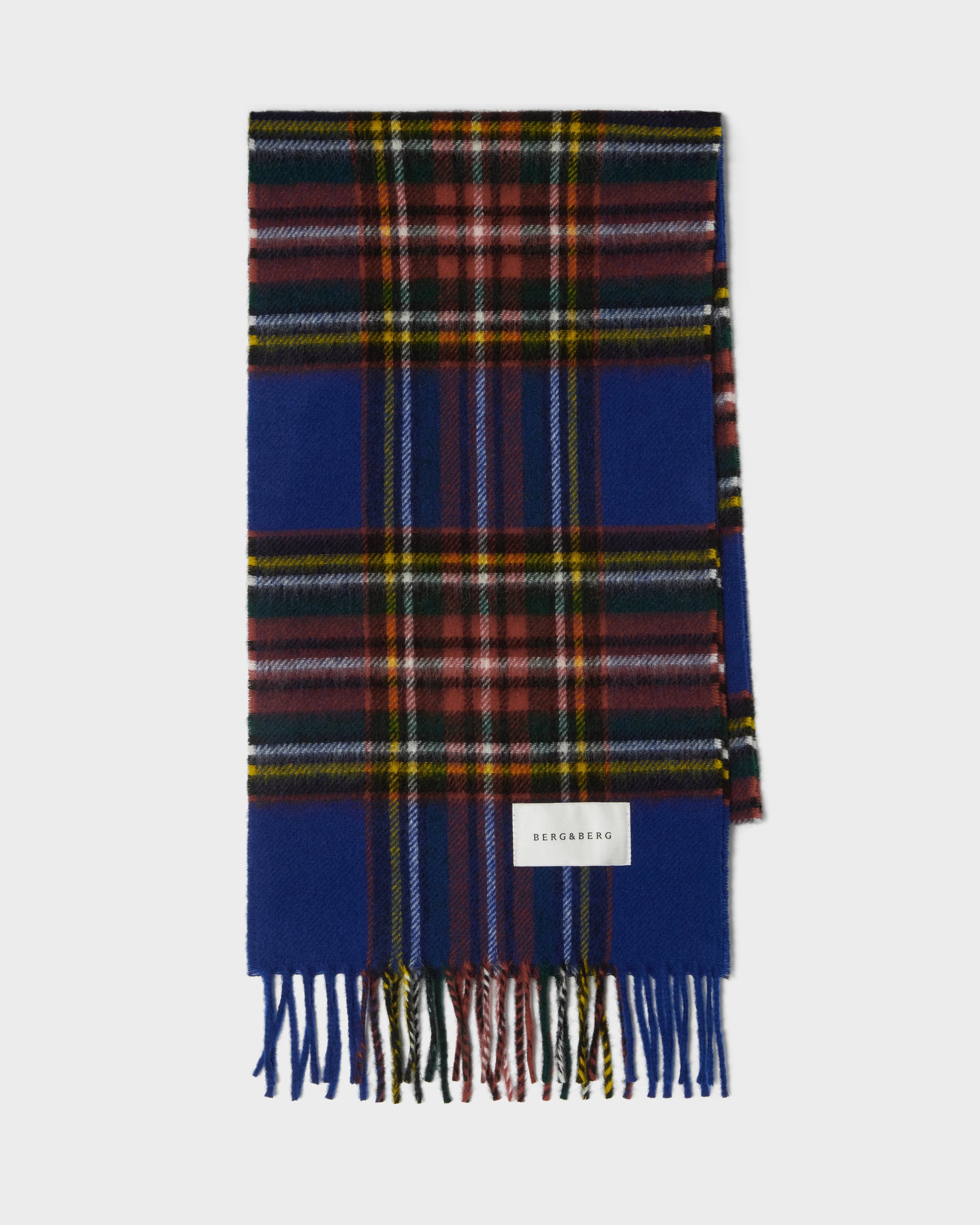 Wool Scarf - Blue Stewart Berg & Berg