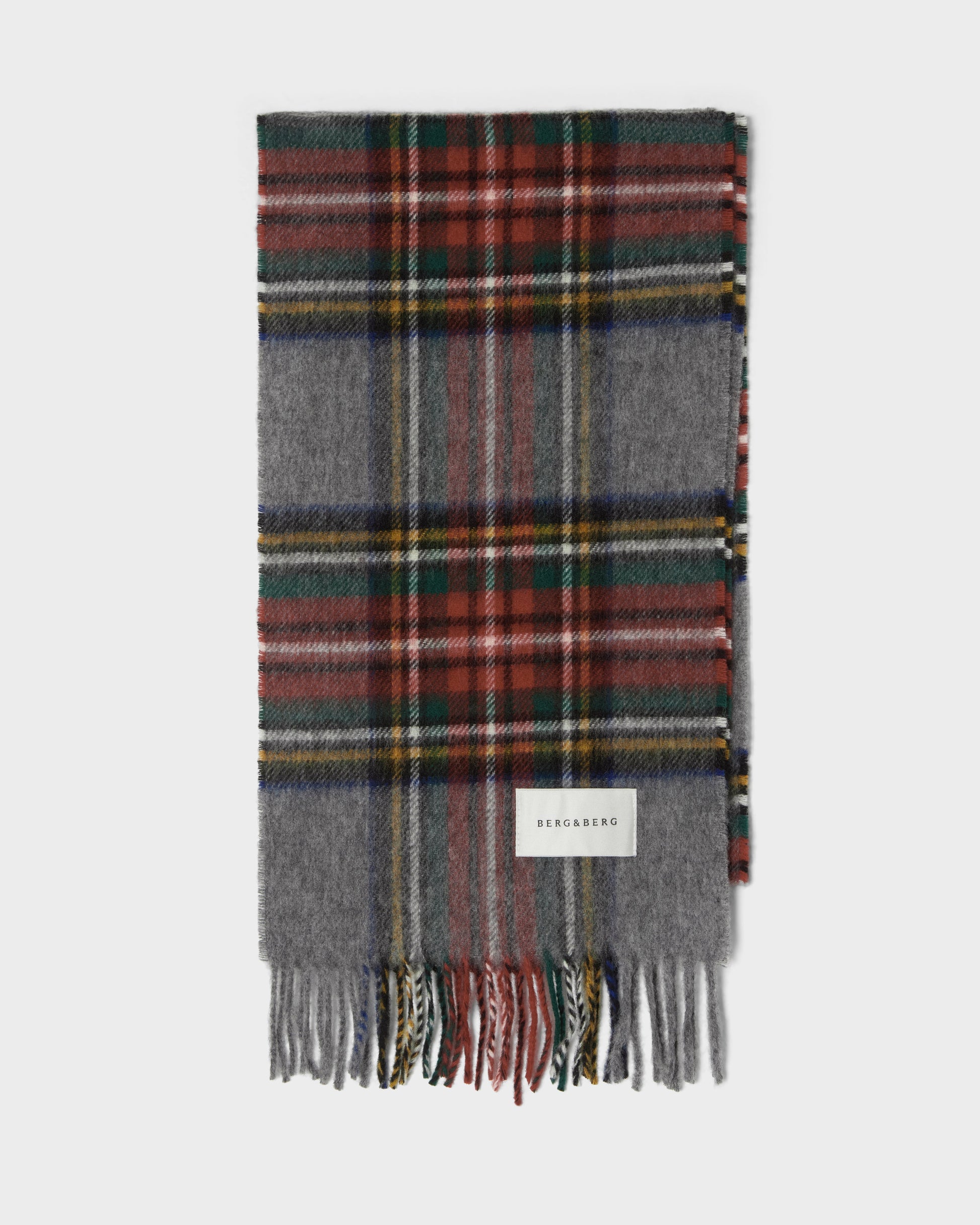 Wool Scarf - Grey Stewart Berg & Berg