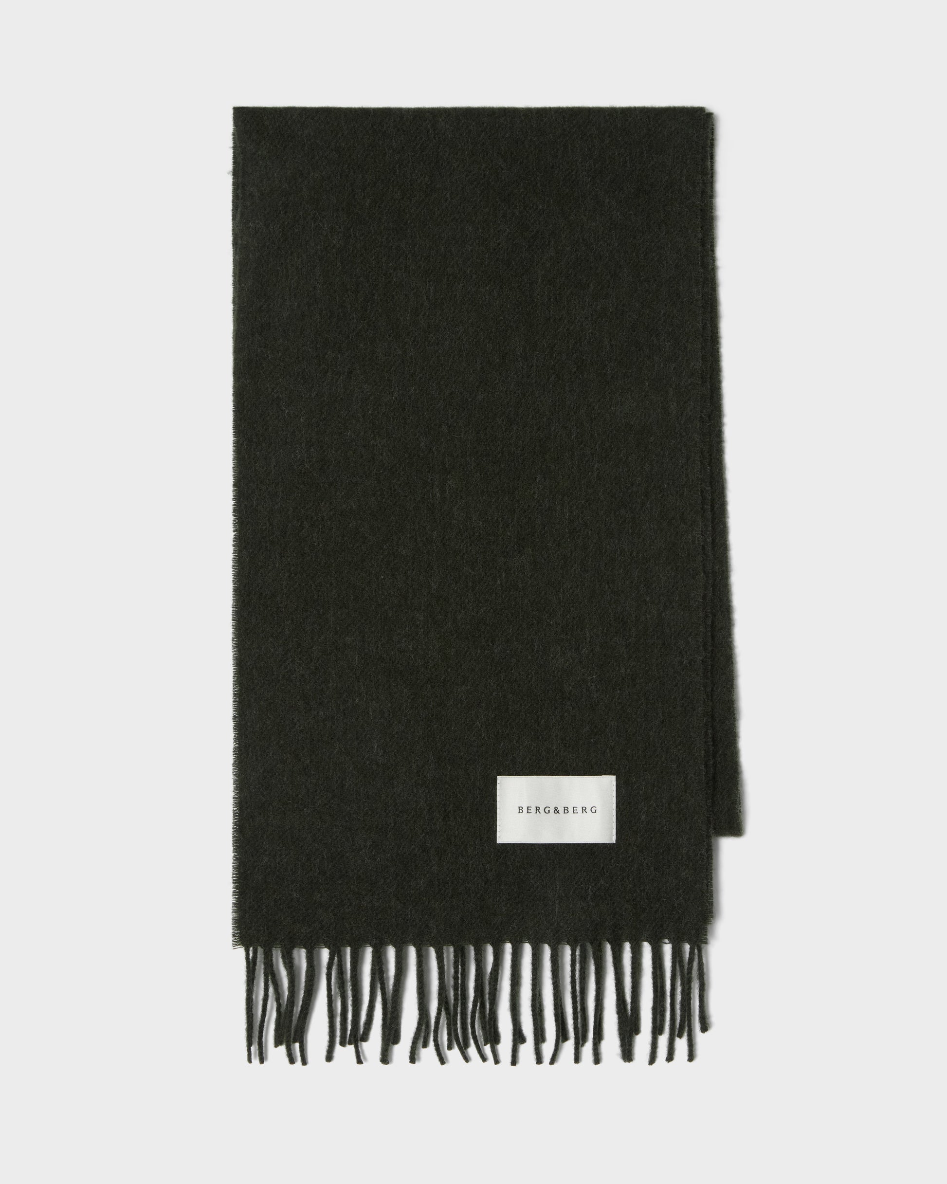 Wool Scarf - Dark Moss Berg & Berg