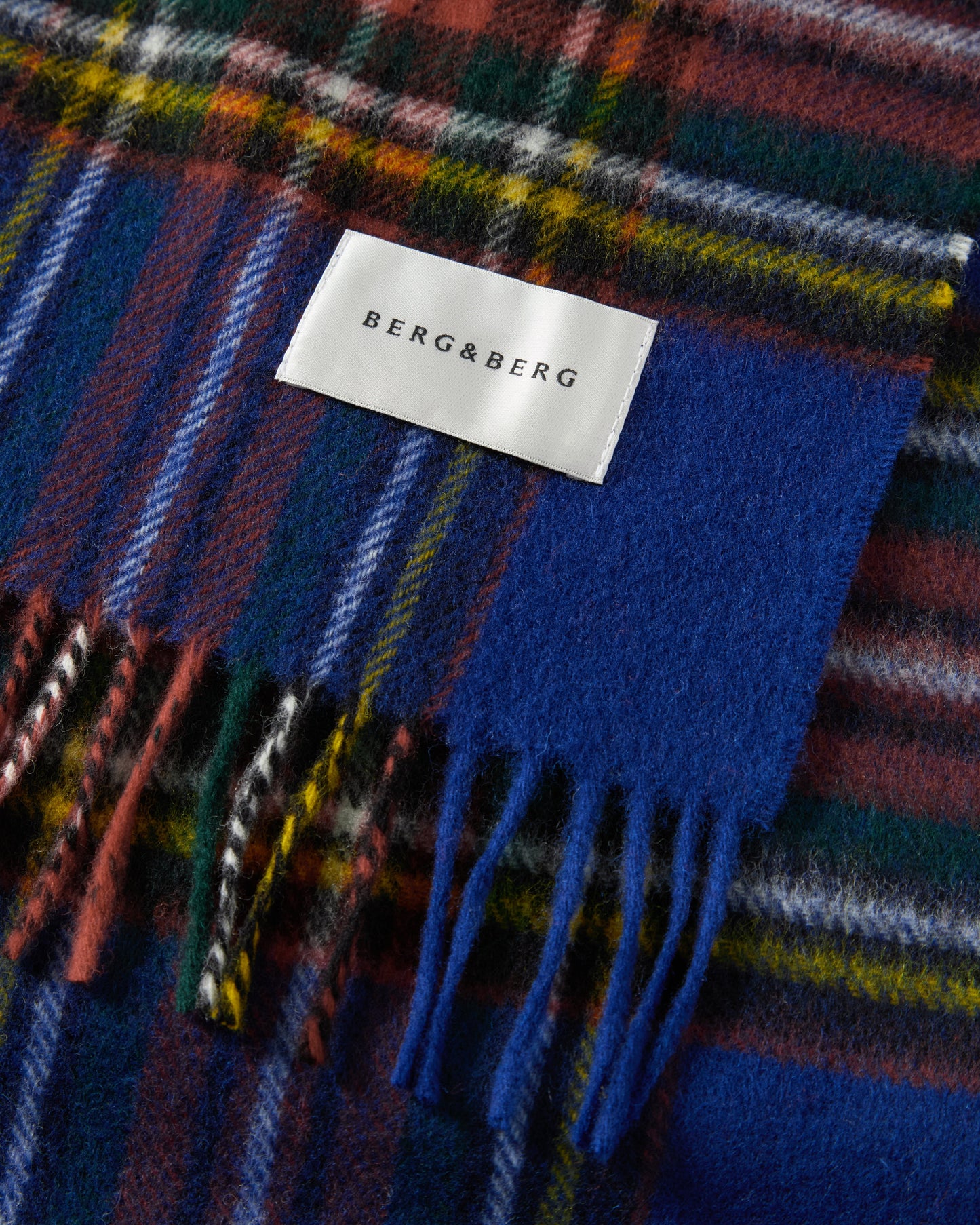 Wool Scarf - Blue Stewart Berg & Berg