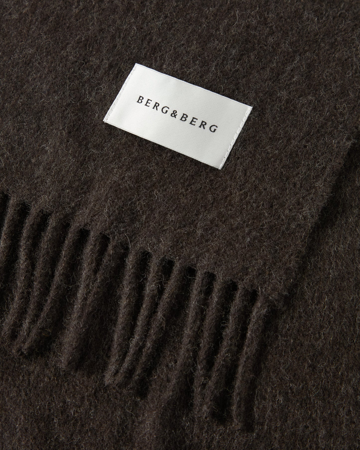 Wool Scarf - Mocha Berg & Berg
