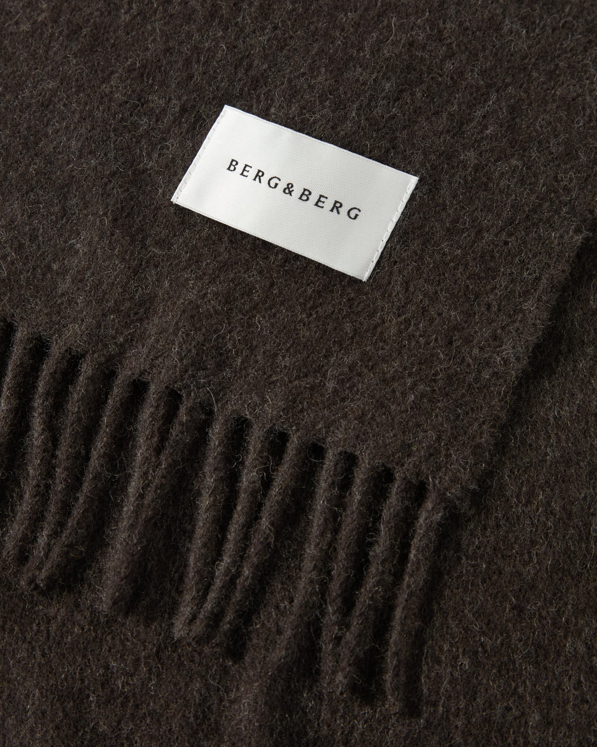 Wool Scarf - Mocha Berg & Berg