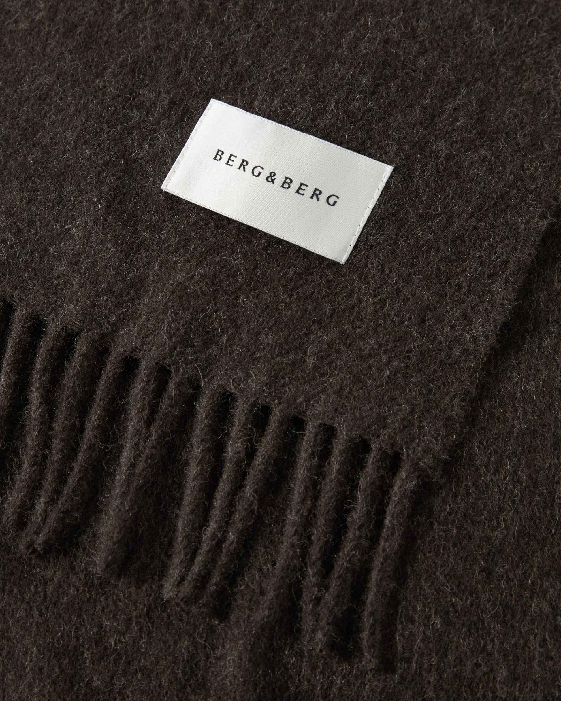 Wool Scarf - Mocha Berg & Berg