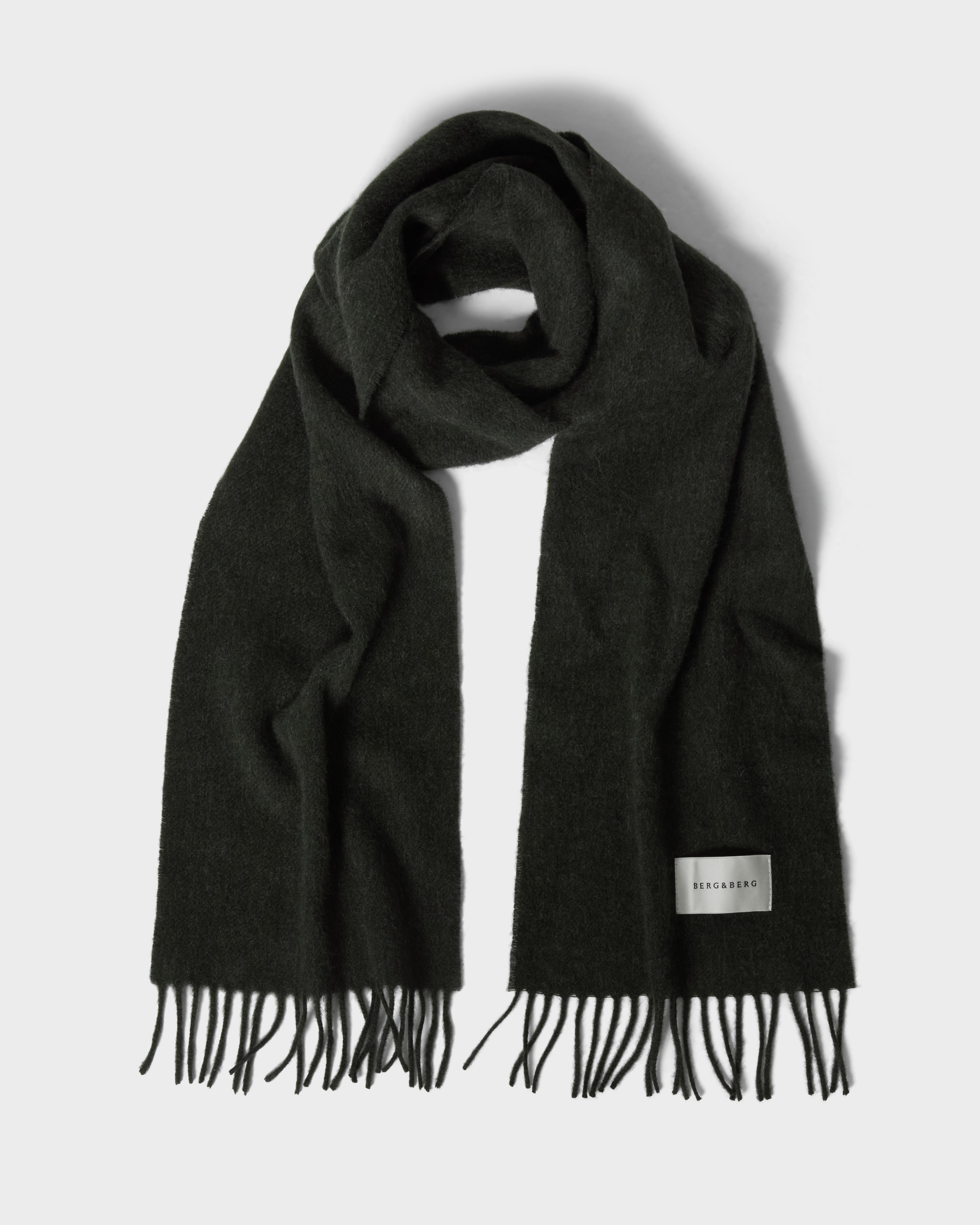 Wool Scarf - Dark Moss Berg & Berg