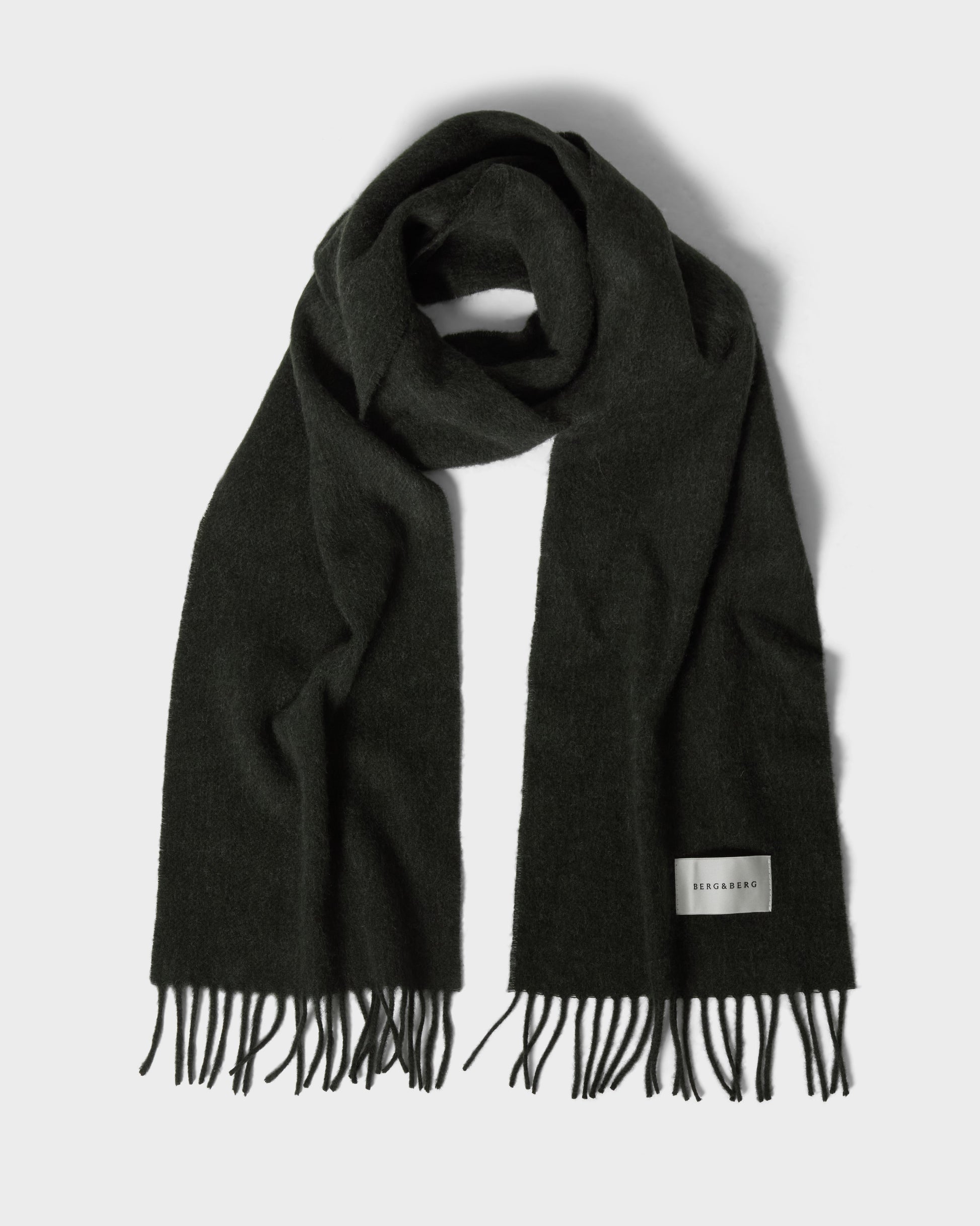 Wool Scarf - Dark Moss Berg & Berg