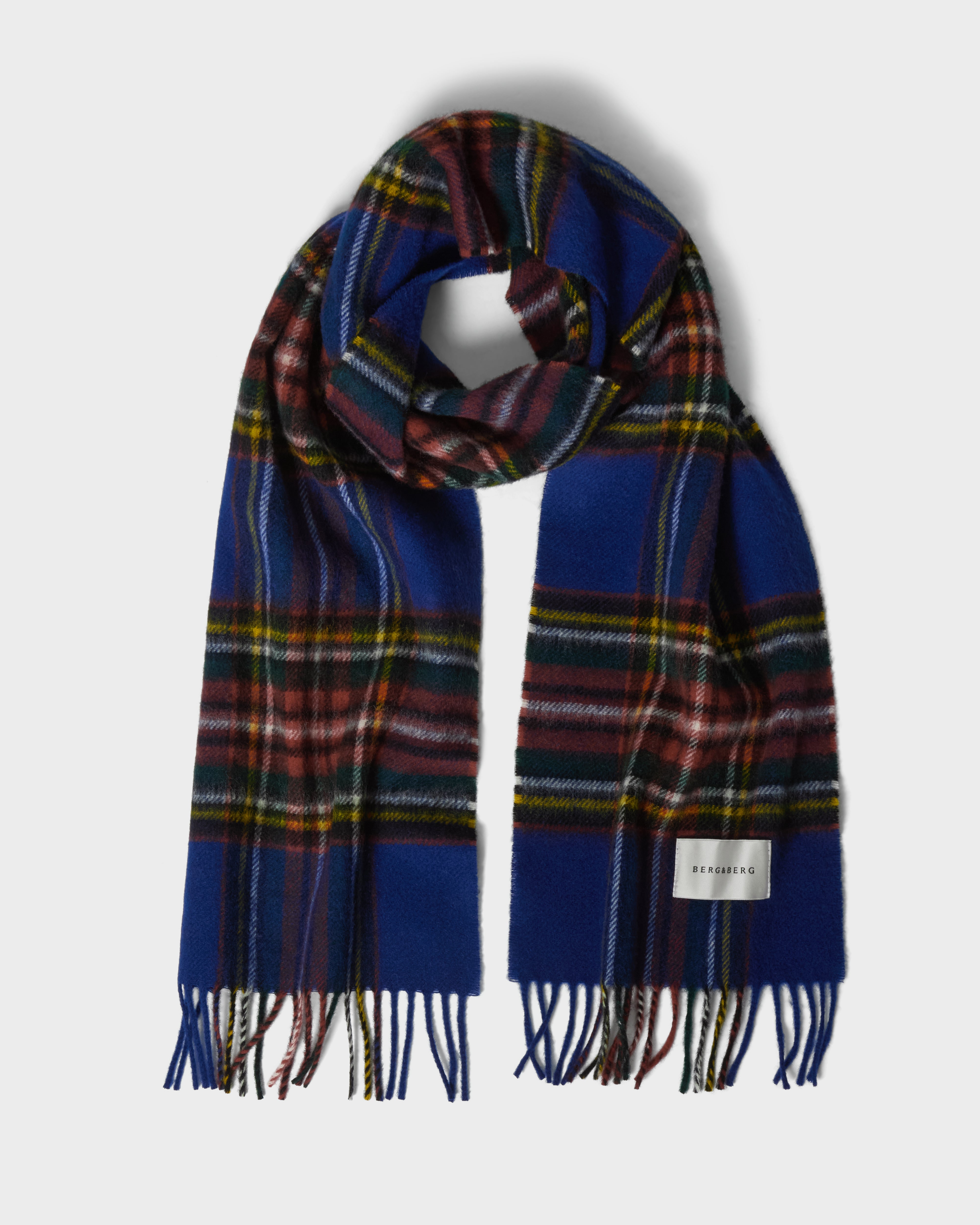 Wool Scarf - Blue Stewart Berg & Berg