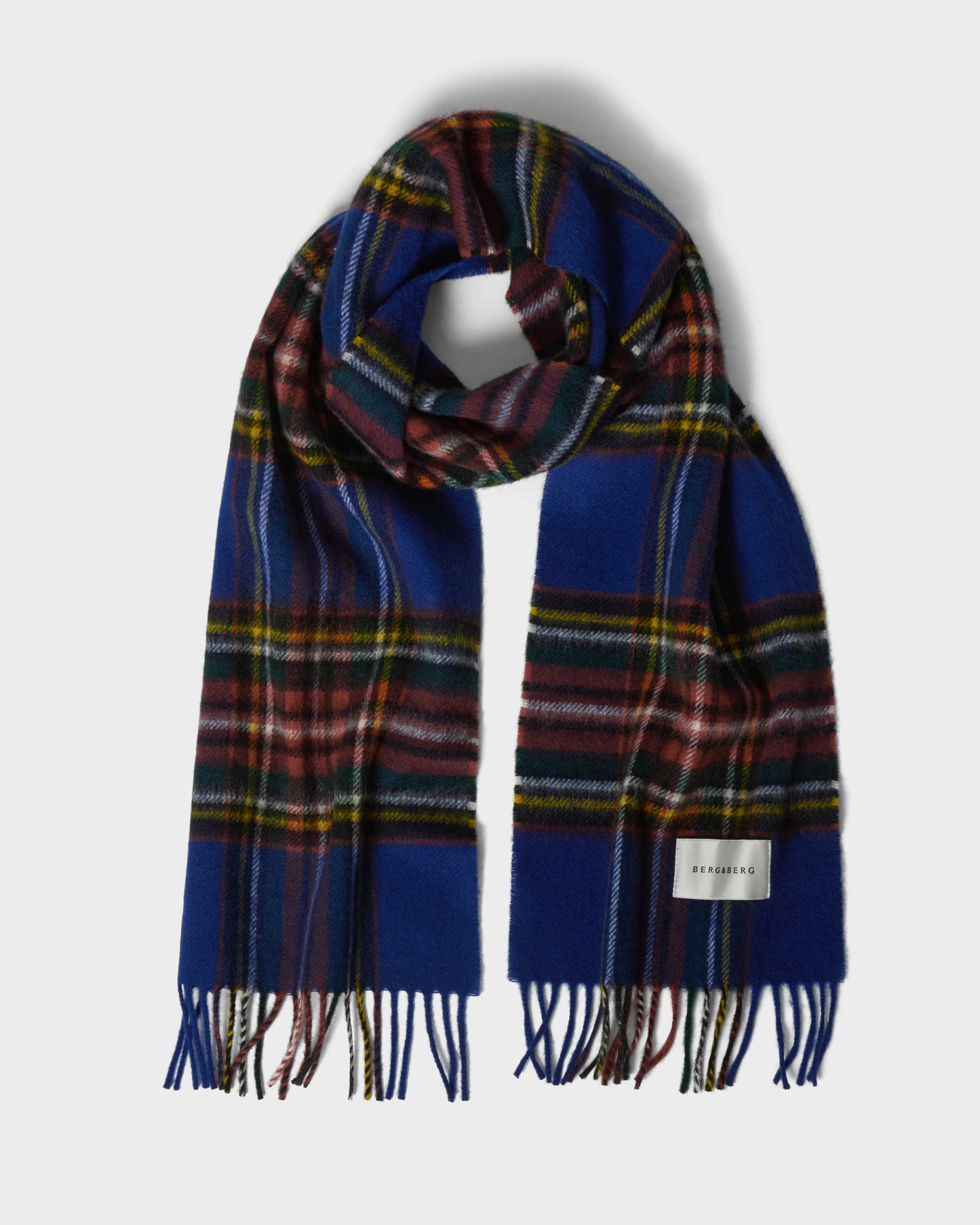 Wool Scarf - Blue Stewart Berg & Berg