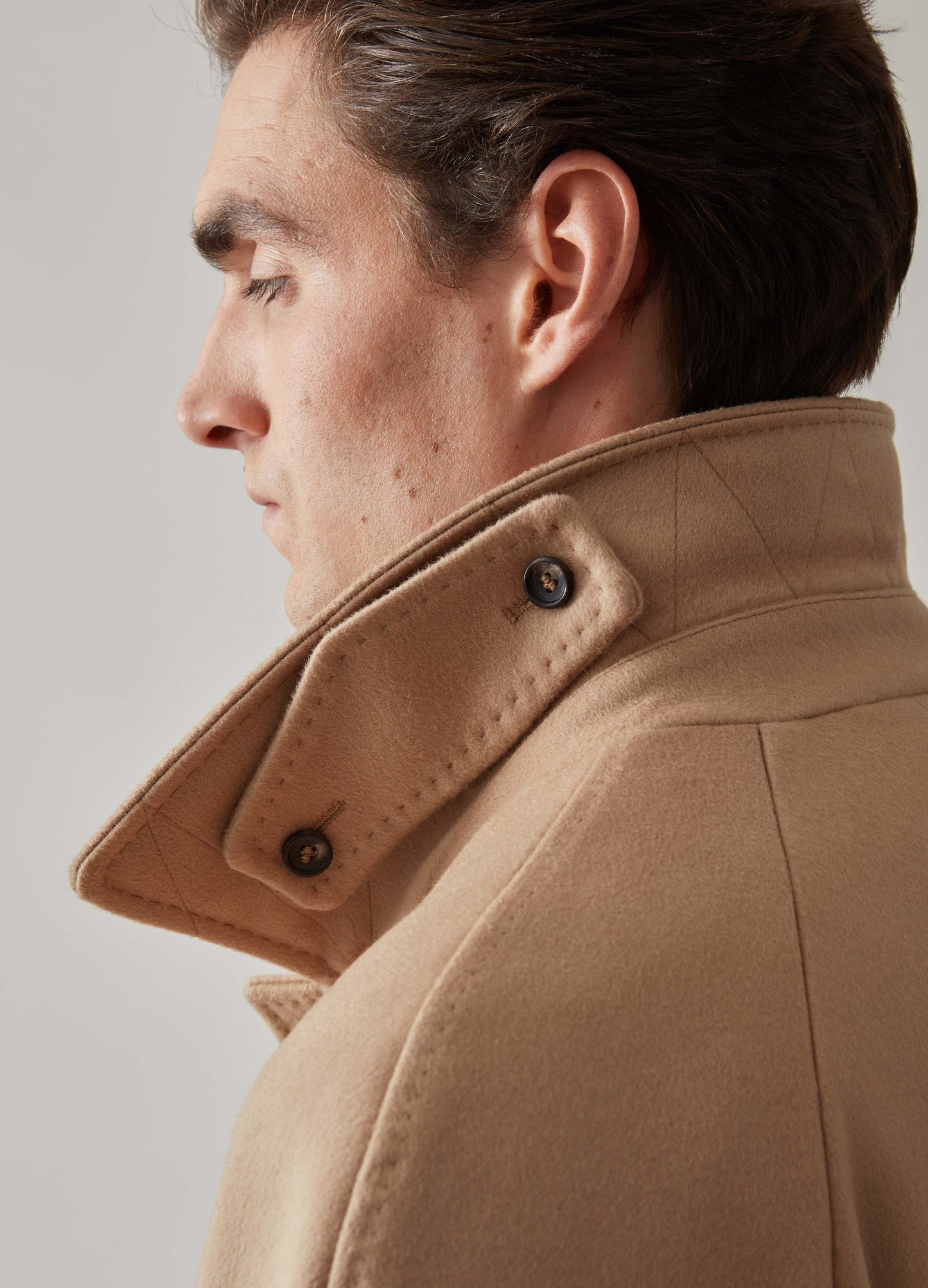 Nelson Raglan Coat - Camel | Berg & Berg