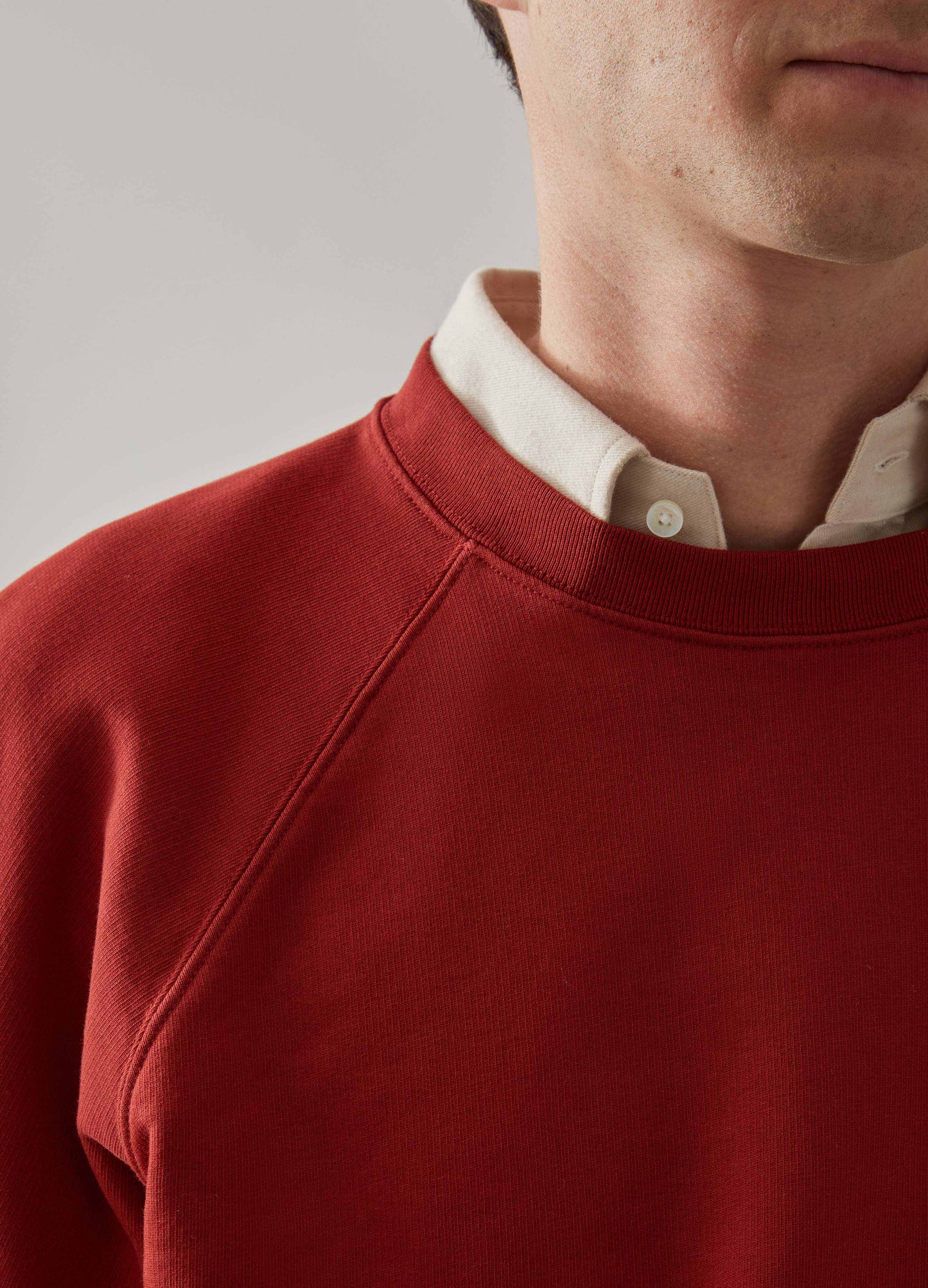 Tommy Raglan Sweatshirt - Deep Red Berg & Berg