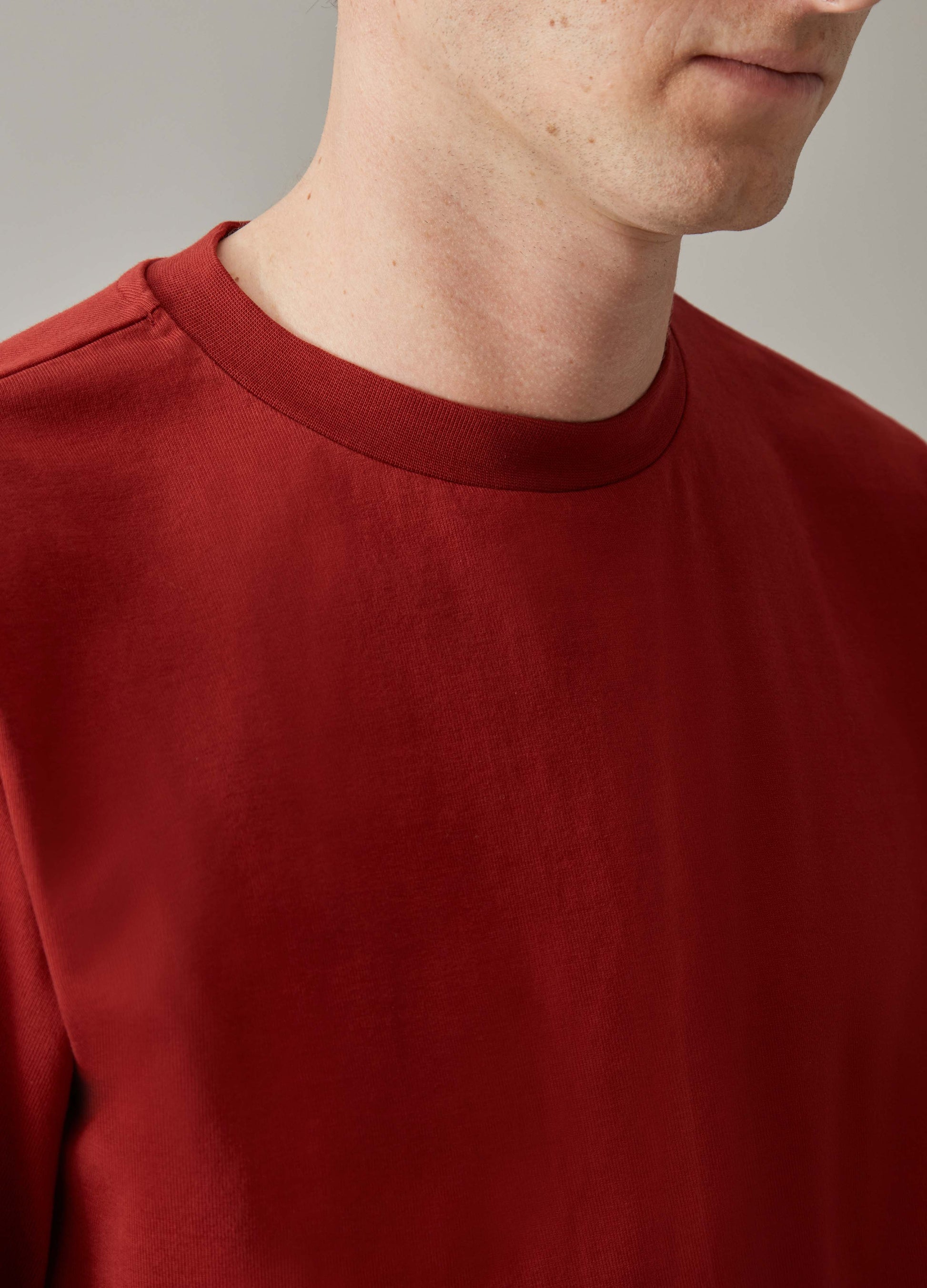 Tony Long Sleeve T-Shirt - Deep Red Berg & Berg
