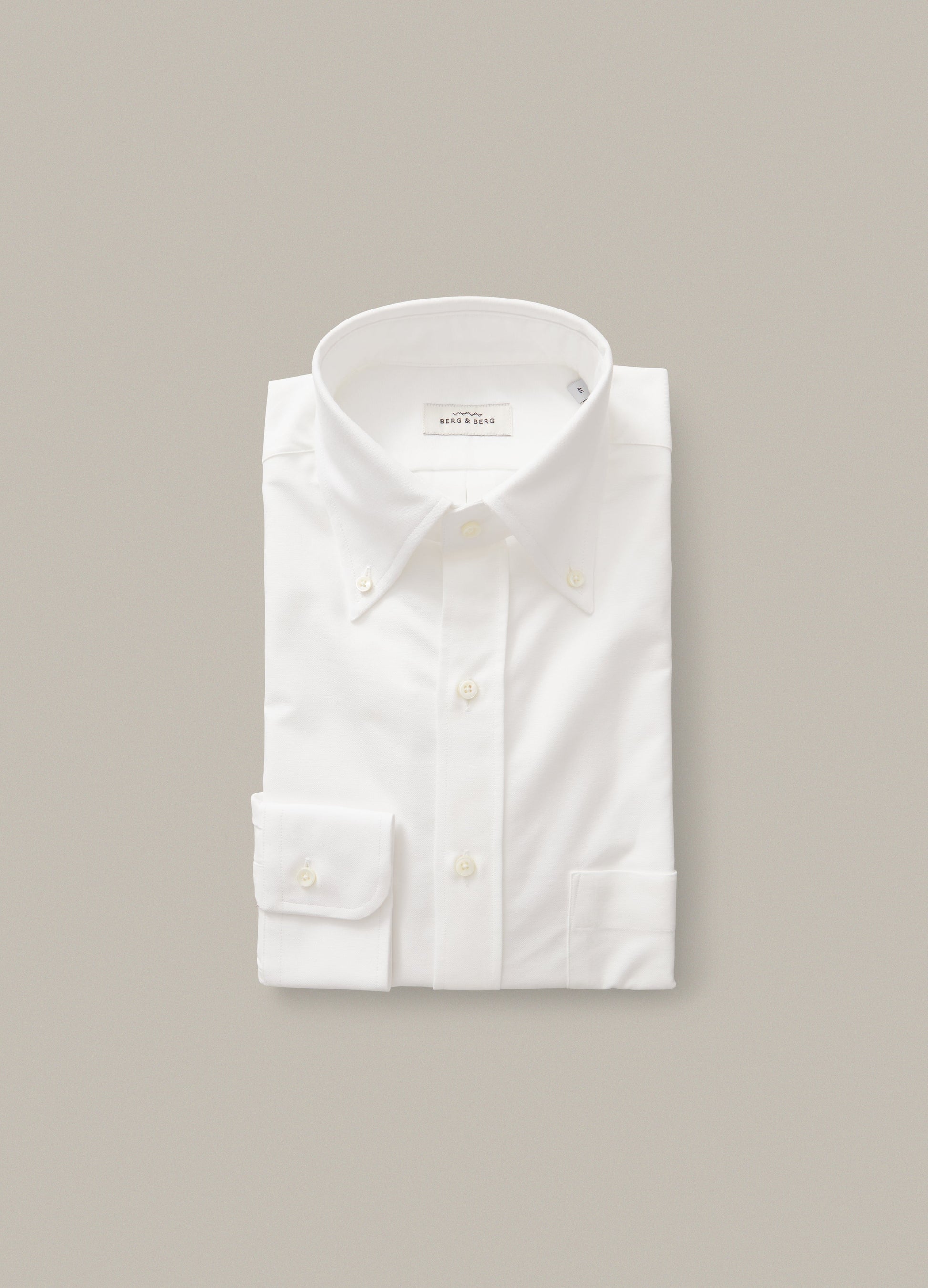 Ferdinand Button Down Shirt - White Berg & Berg