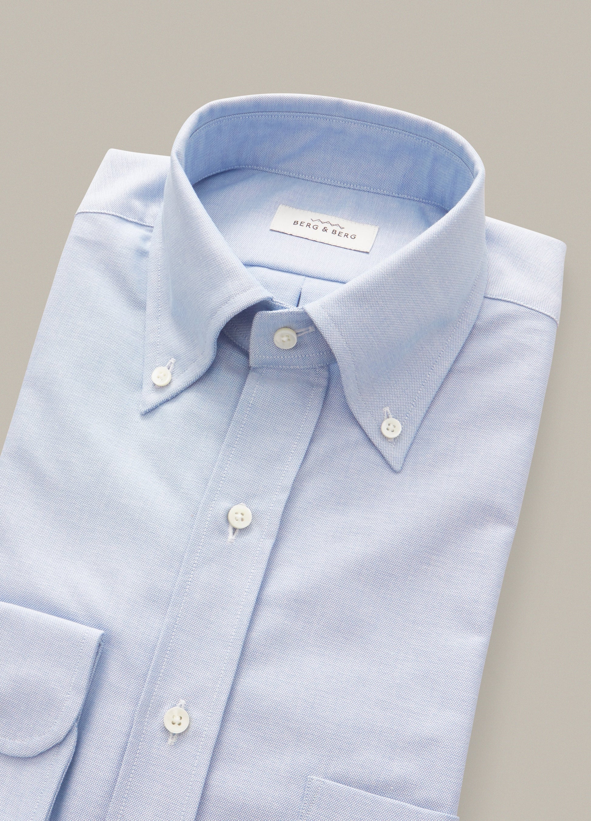 Ferdinand Button Down Shirt - Light Blue Berg & Berg