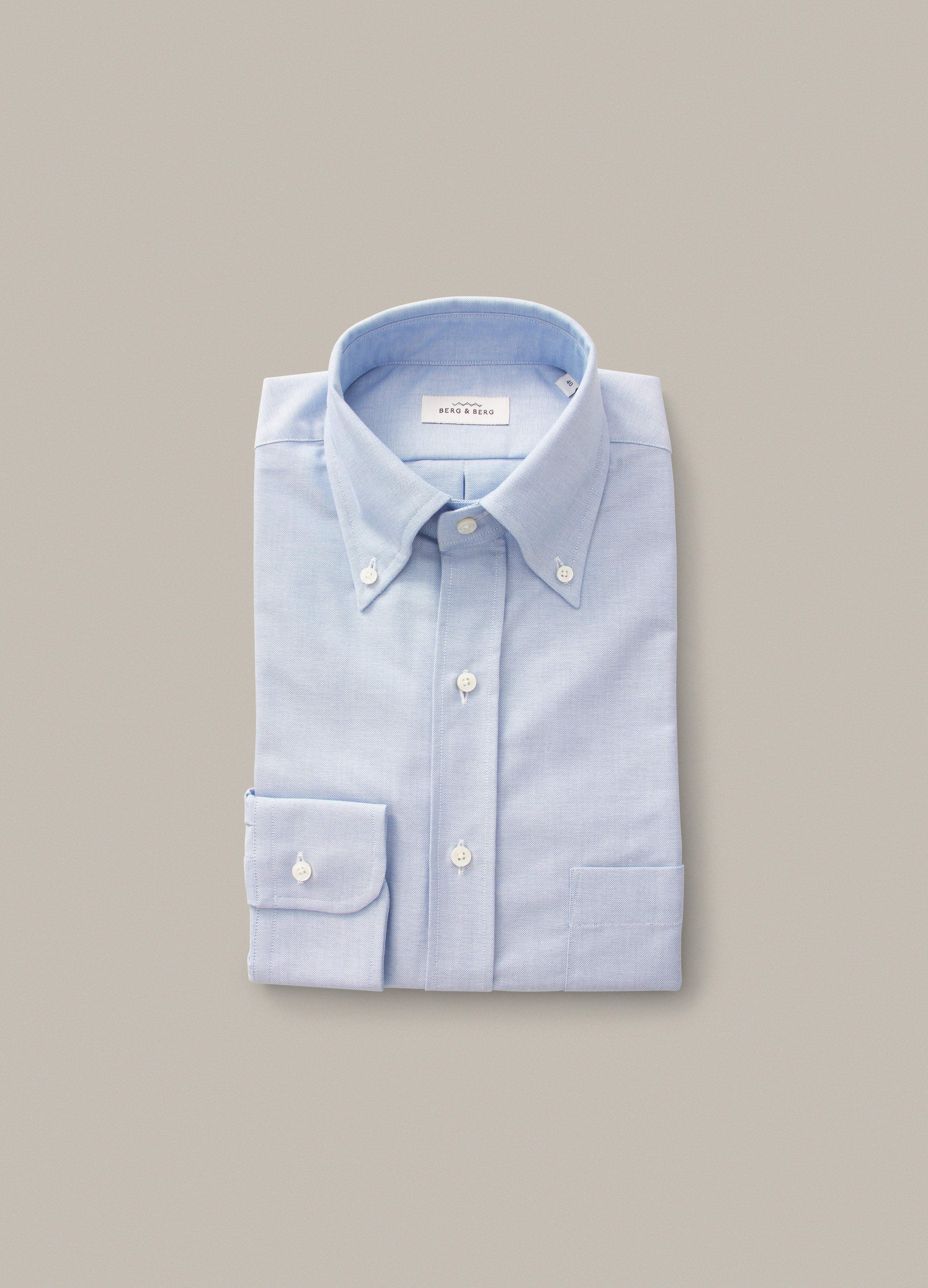 Ferdinand Button Down Shirt - Light Blue Berg & Berg