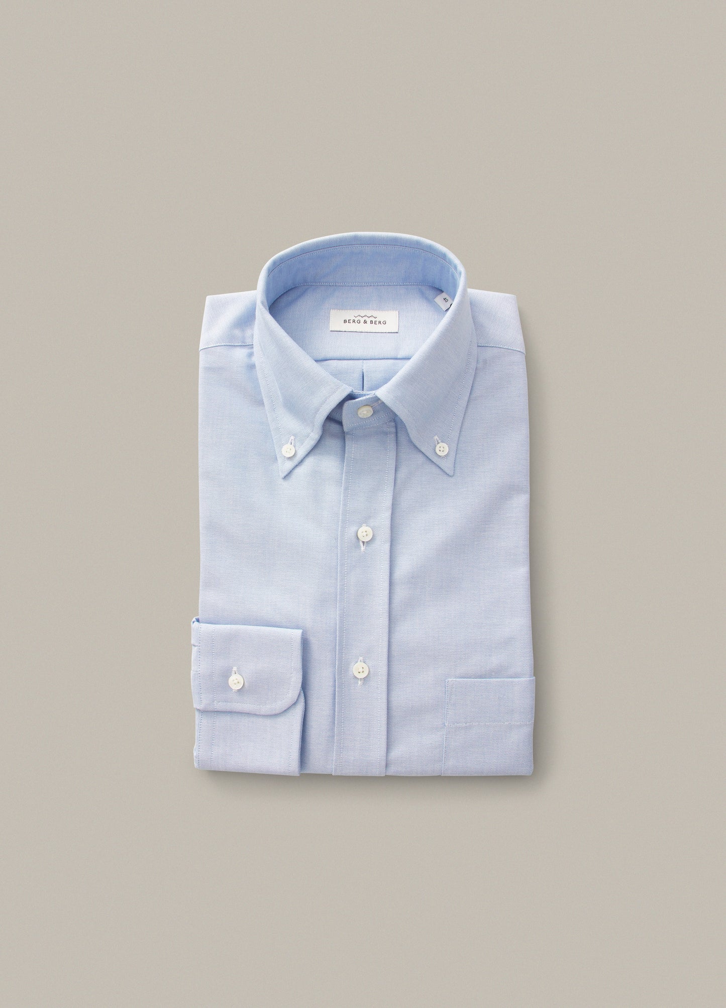 Ferdinand Button Down Shirt - Light Blue Berg & Berg