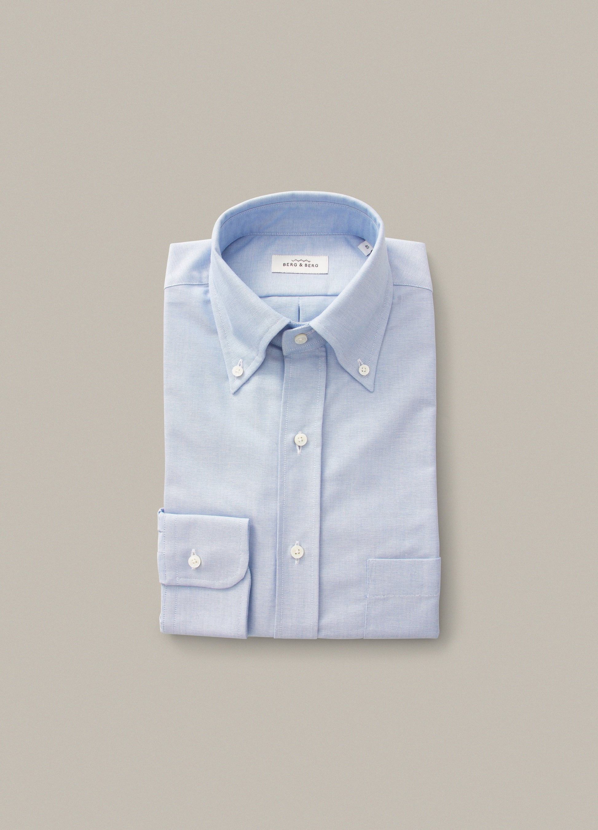 Ferdinand Button Down Shirt - Light Blue Berg & Berg
