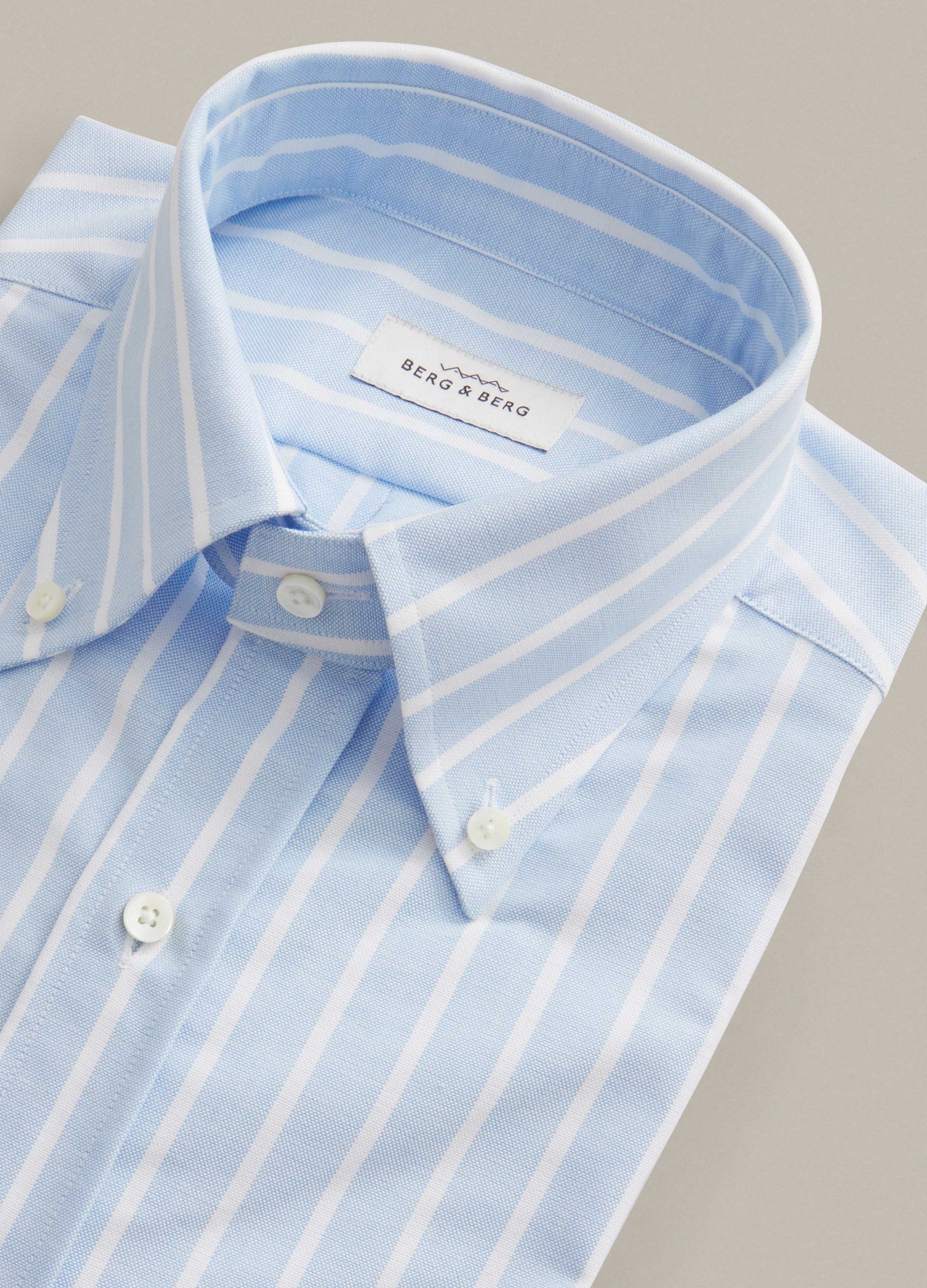 Ferdinand Button Down Shirt - Blue/White Berg & Berg