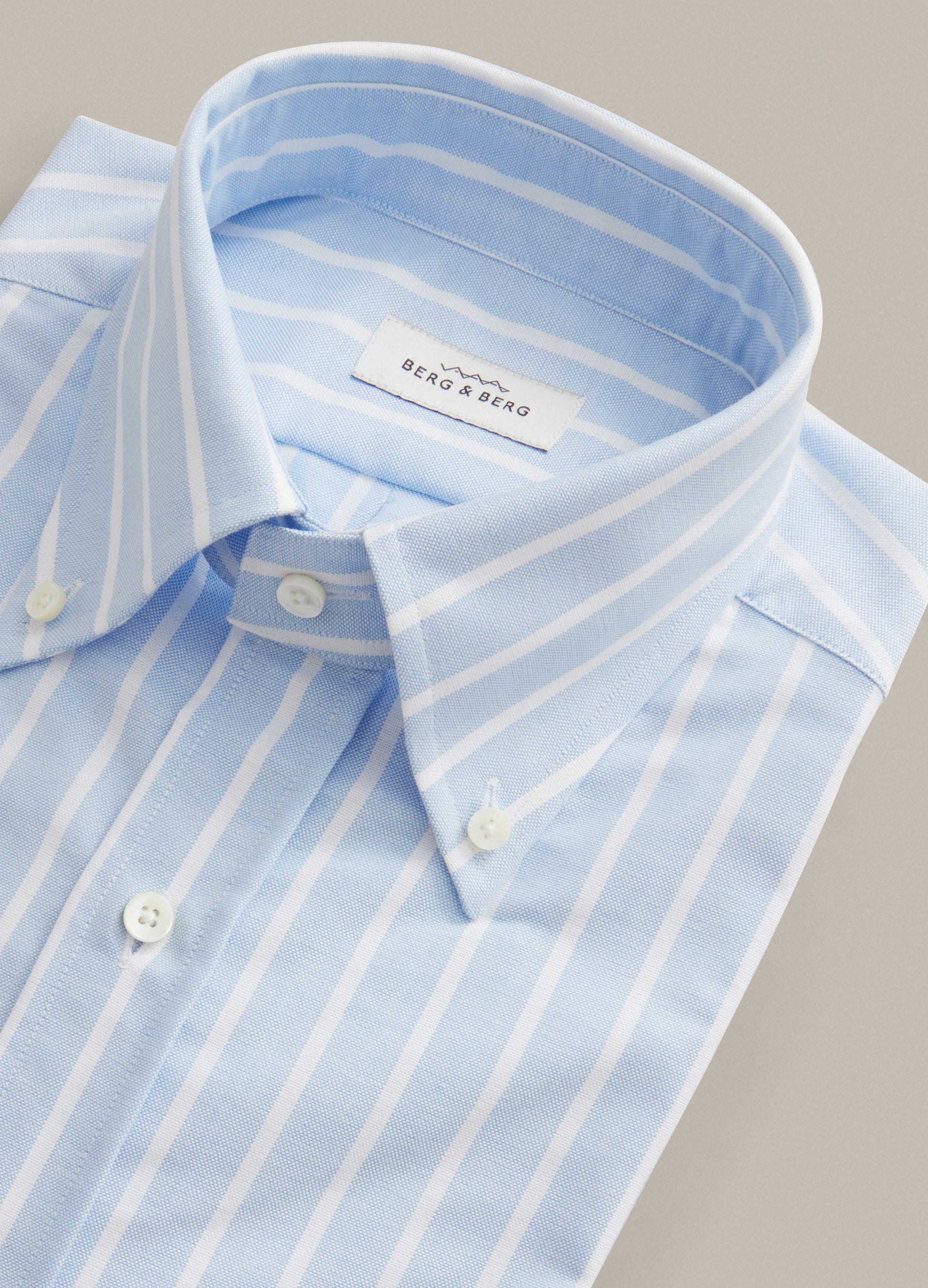 Ferdinand Button Down Shirt - Blue/White Berg & Berg