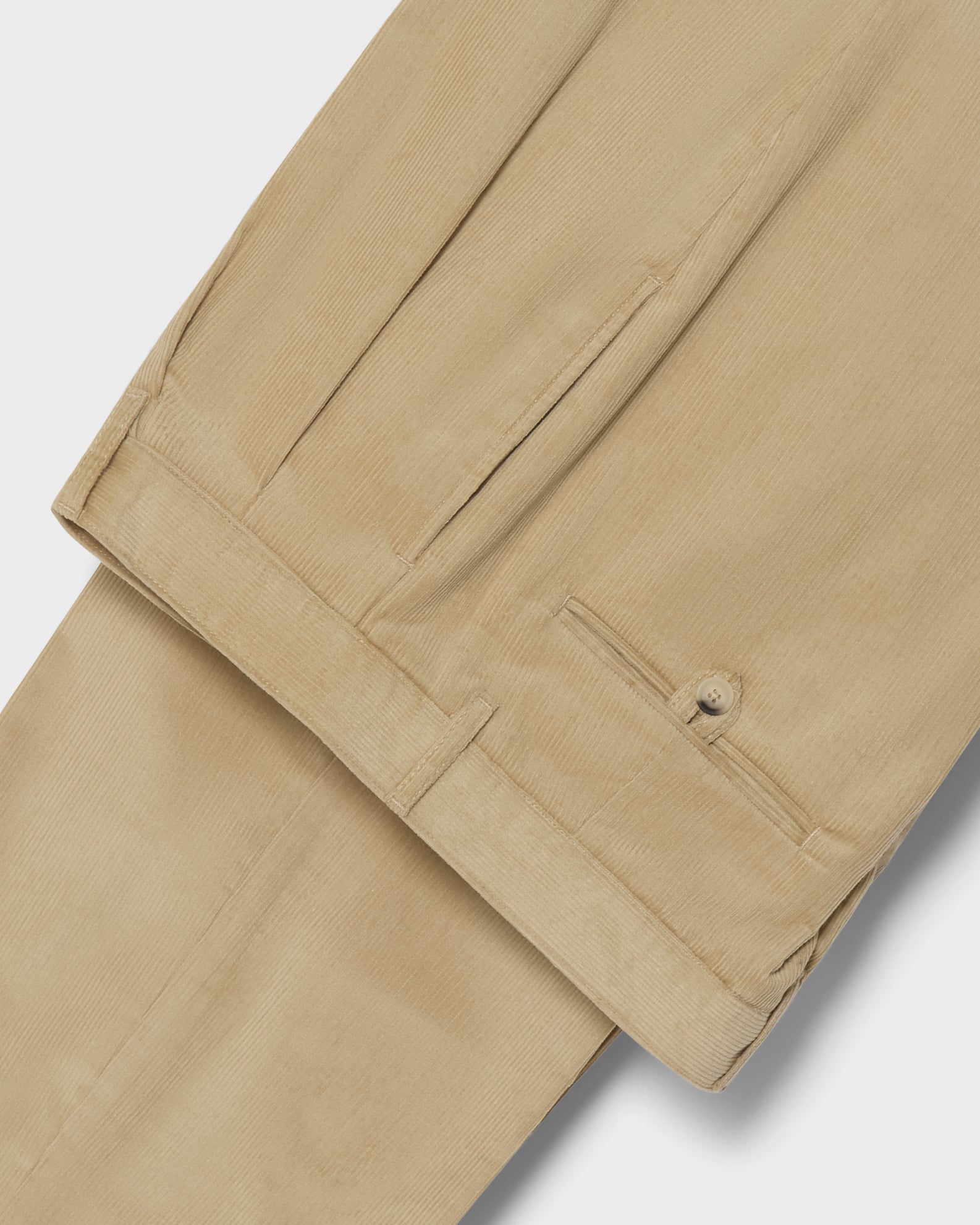 Antonello Corduroy Trousers - Stone Berg & Berg
