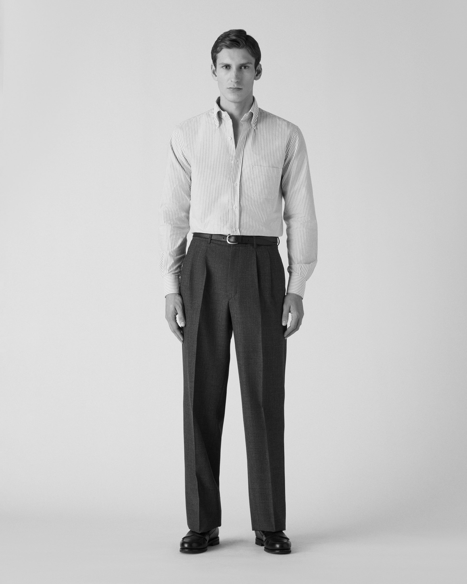 Antonello Corduroy Trousers - Green Berg & Berg